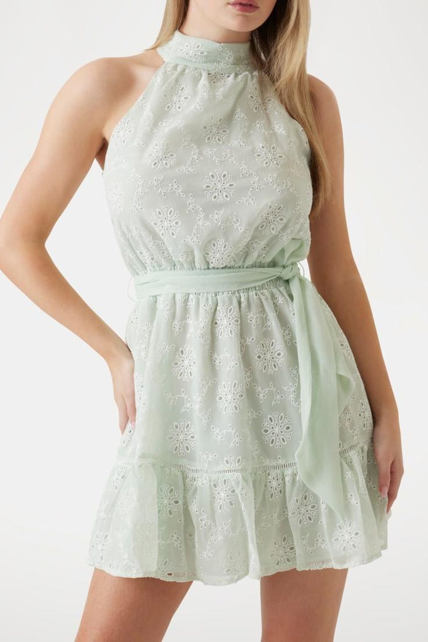 GUESS ECO DANIÈLE FLARE DRESSE MISTY TEAL 2