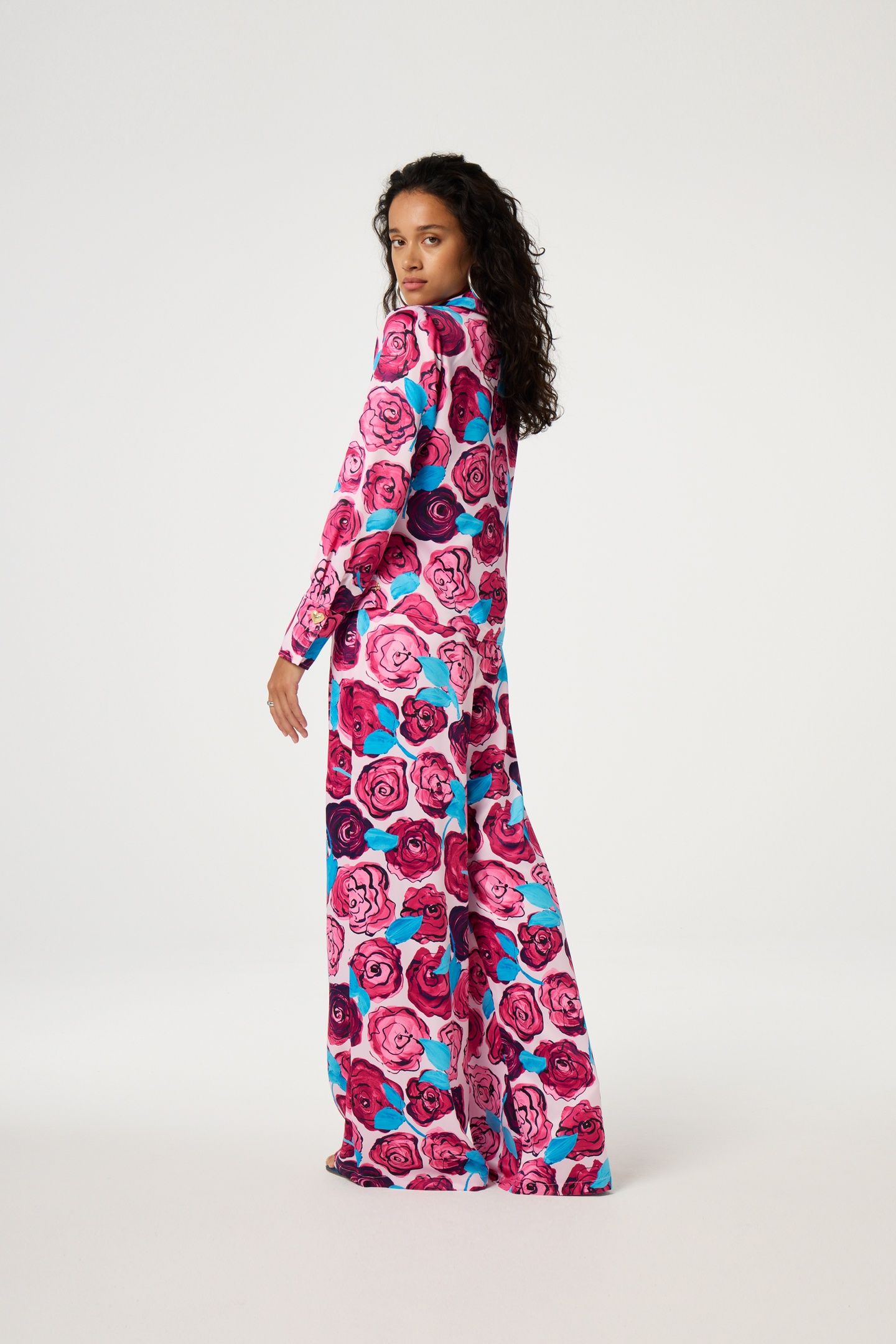 BOWIE BLOUSE PINK DARLING/AZURE B 2