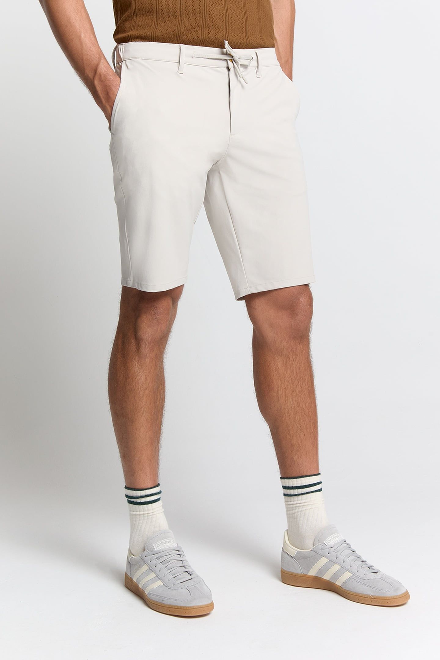 SHORT CHINO JERSEY TRAVEL SAND 3