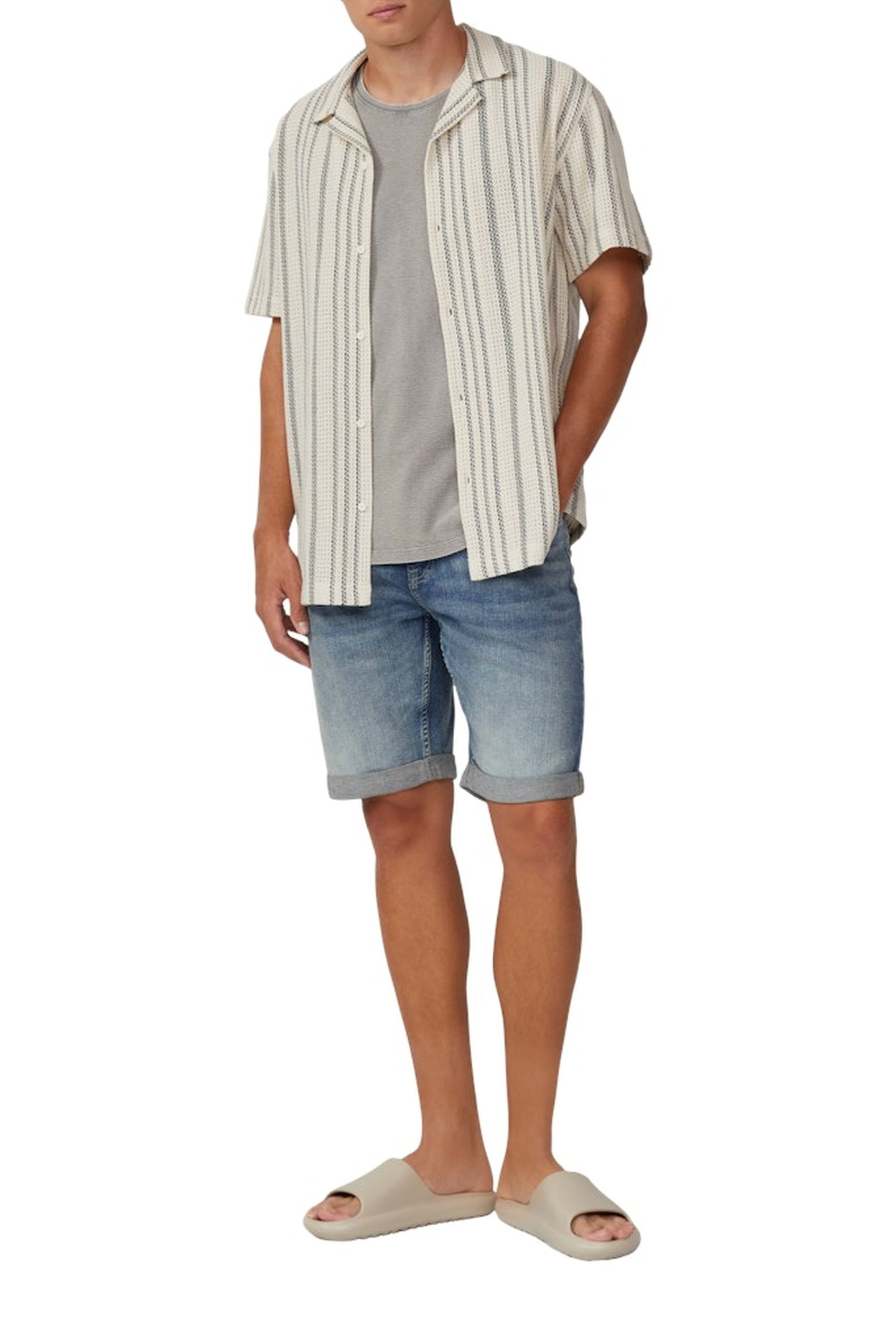 QS T-SHIRTS LIGHT GREY 6