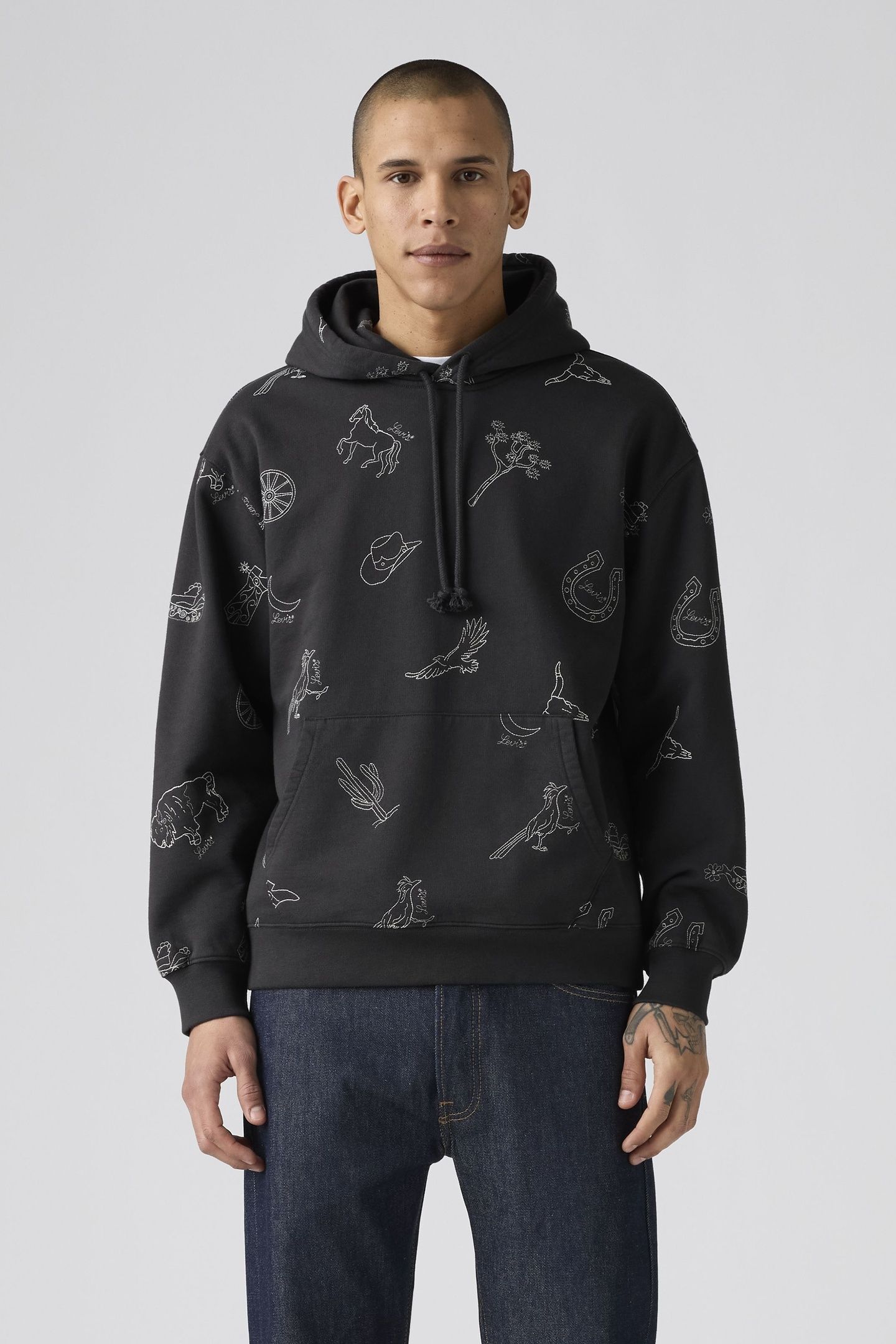 RELAXED GRAPHIC HOODIE 2