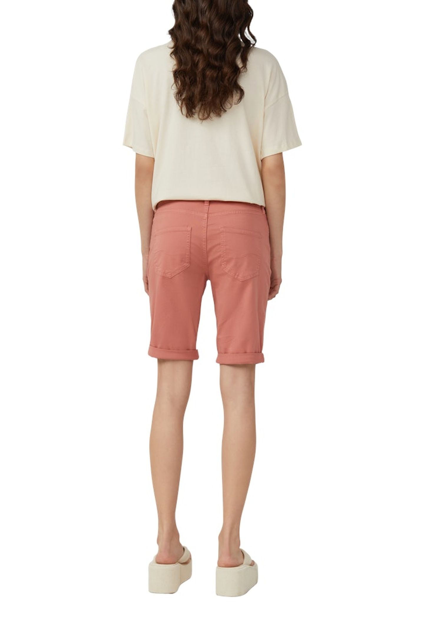 QS JEANS SHORTS RED ROSE 5