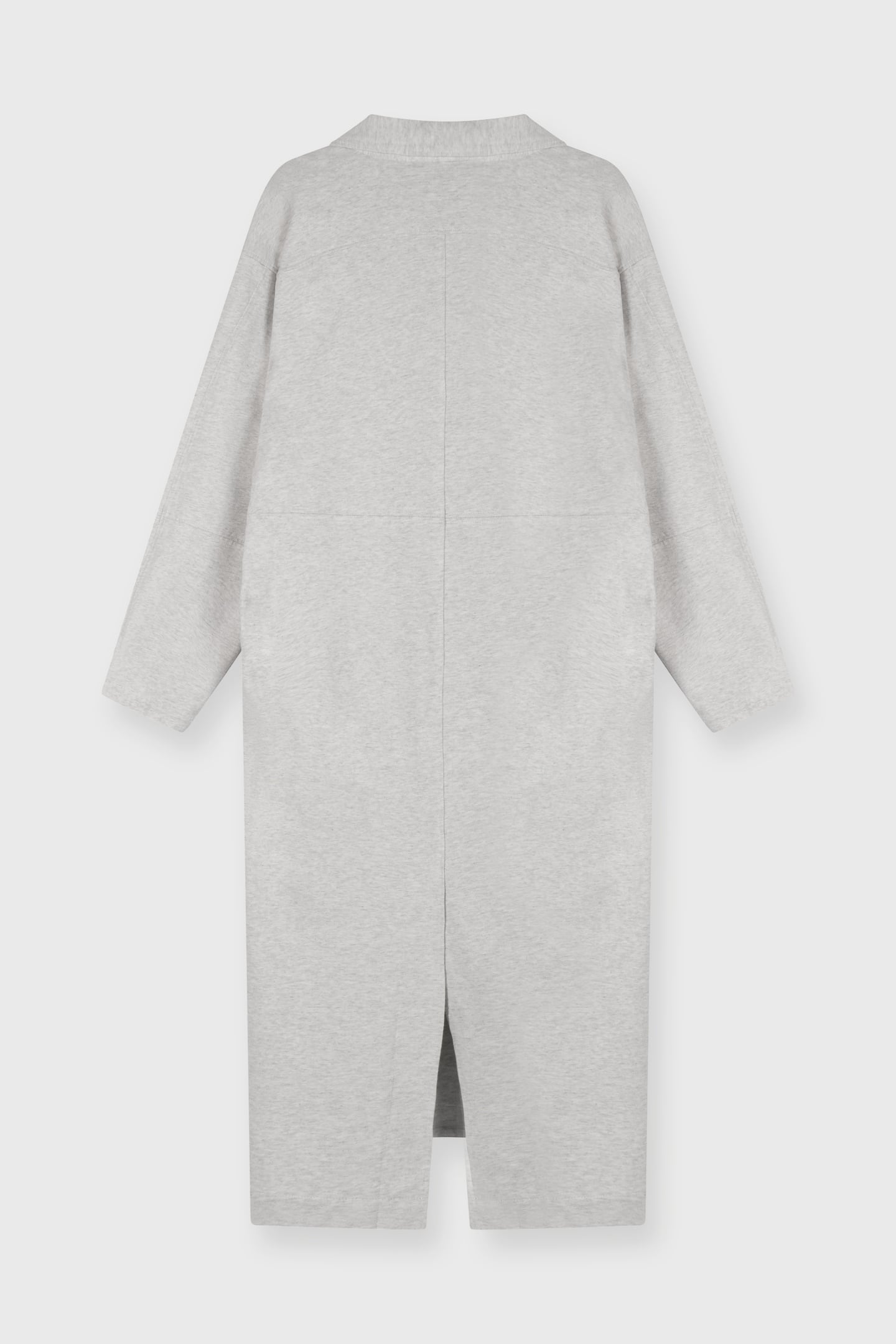 LONG BLAZER JERSEY LIGHT GREY MELEE 7