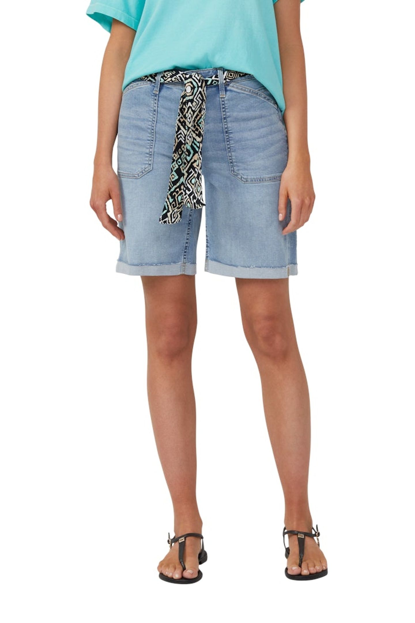 JEANS SHORTS BLUE DENIM 1