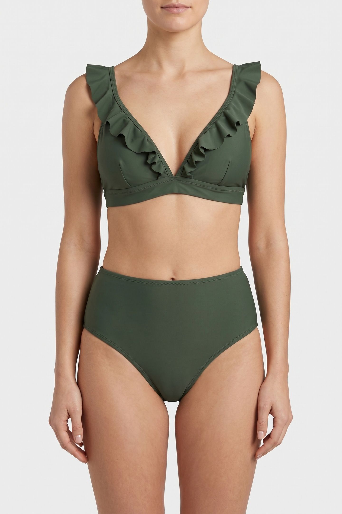 BOBBY BIKINI TOP OLIVE GREEN 1