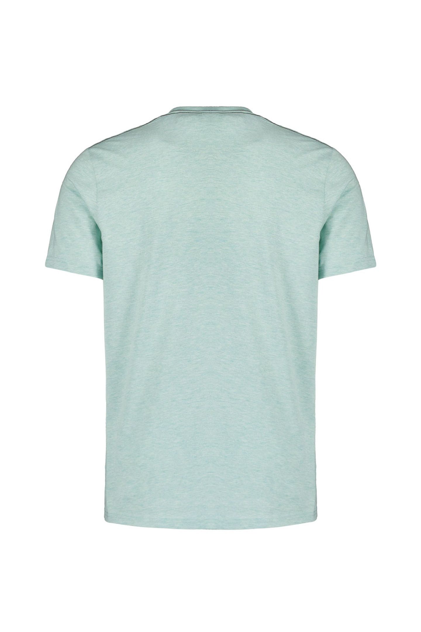 T-SHIRT CREWNECK MELANGE CHEST PRINT ICE 4