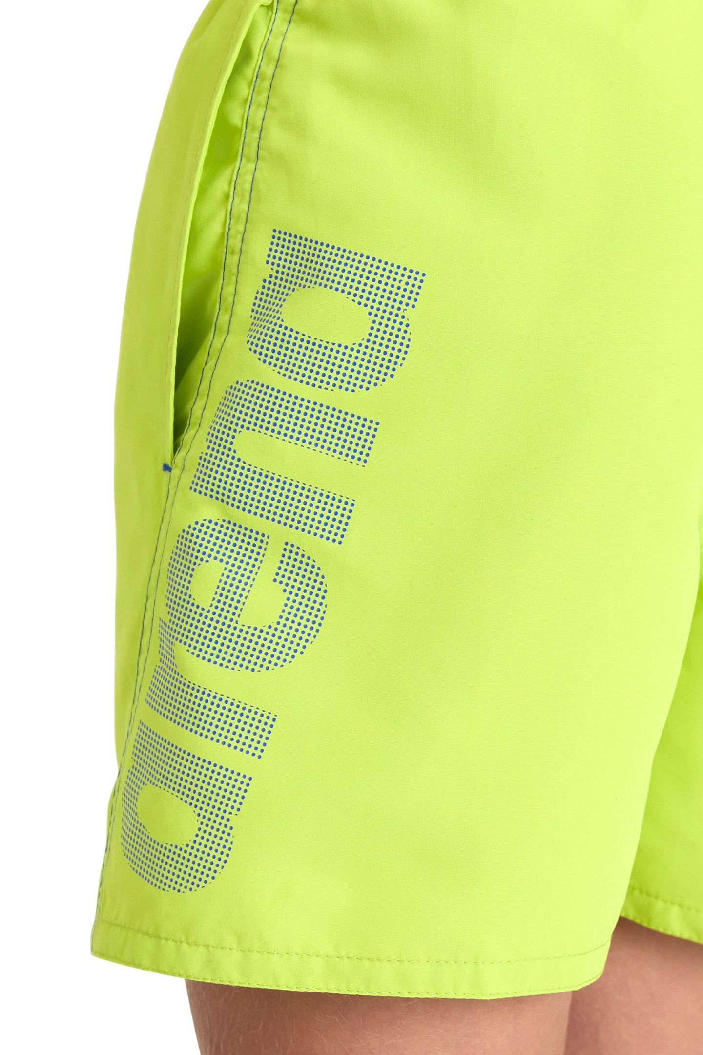 FUNDAMENTALS LOGO JR BOXER R SOFT GREEN-NEON BLUE 7