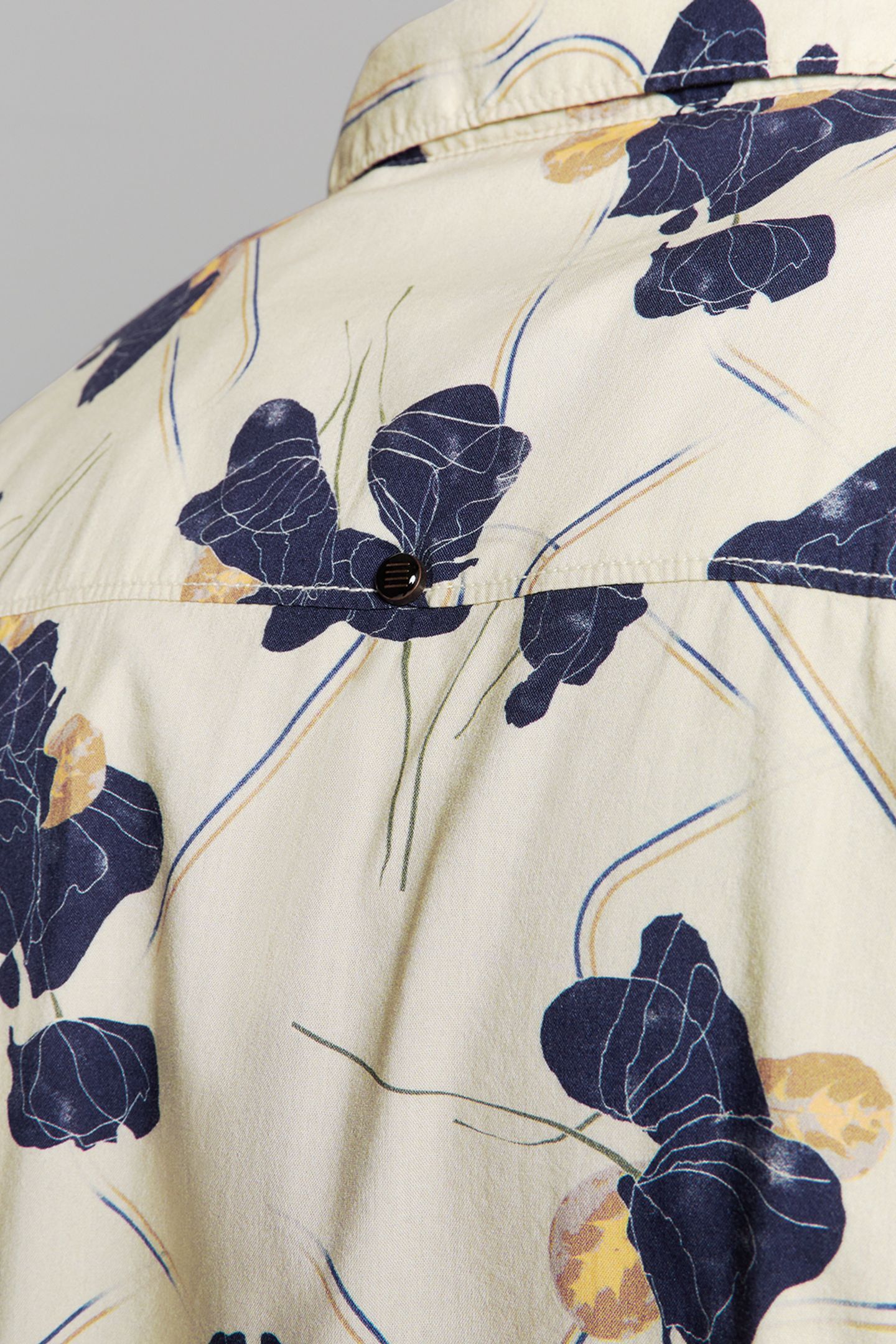 SHIRT SHORT SLEEVE REVERS COLLAR ALLOVER PRINTED CEMENT 6