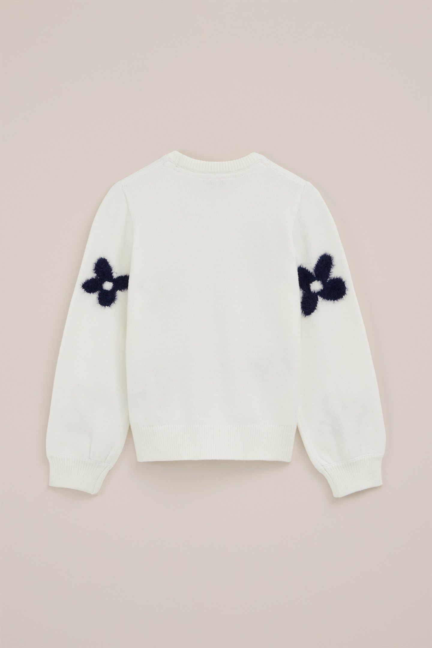 KNITTED PULLOVER WHITE 4