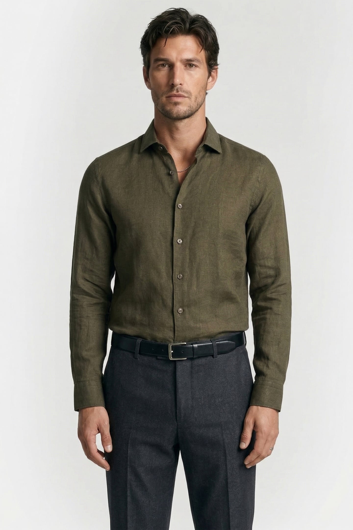 DS-JAGGER SHIRT ARMY GREEN 1