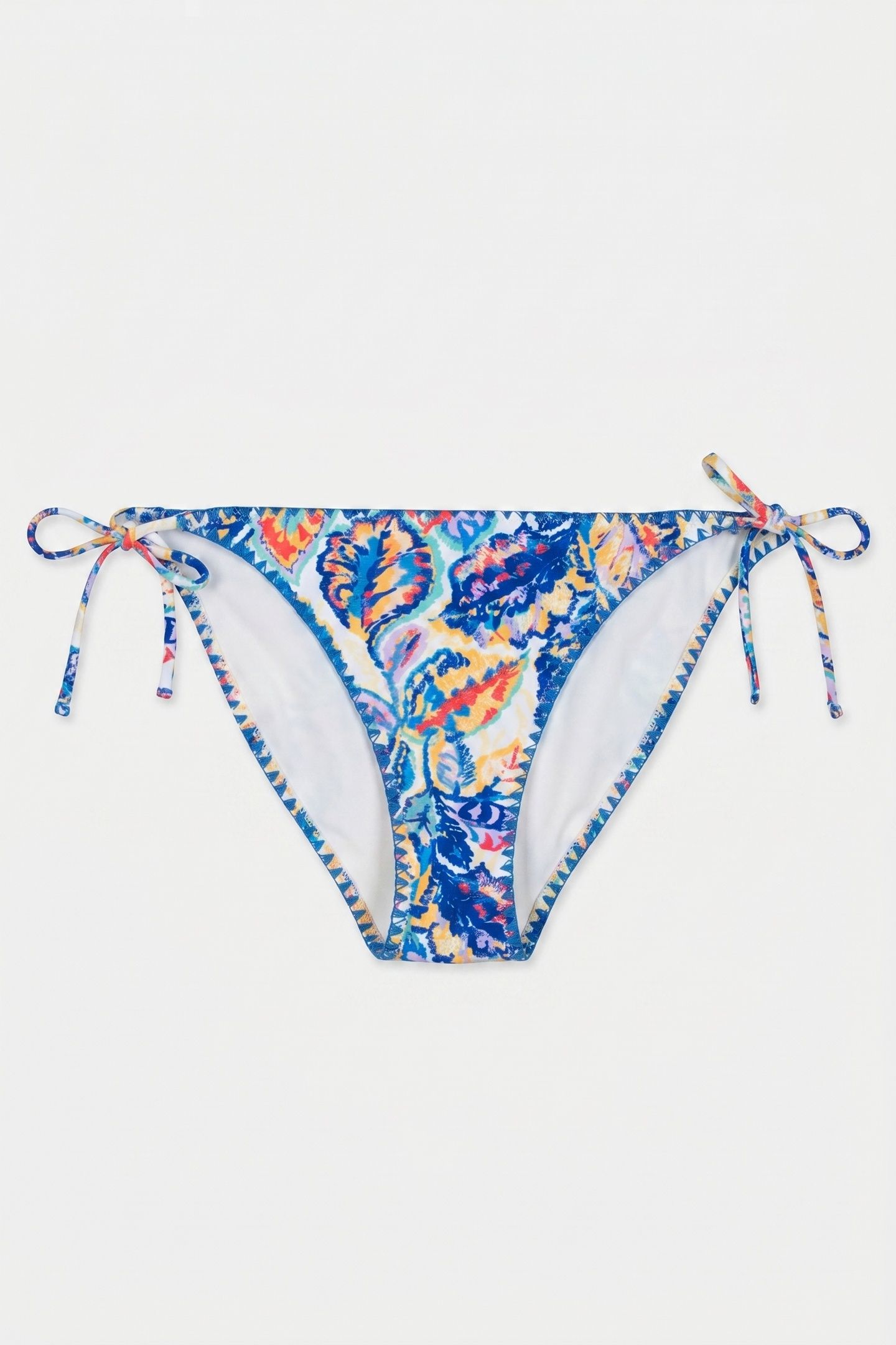 STRAP BIKINI BOTTOM BRUNCH FLOWER BLUE BRUNCH FLOWER 2