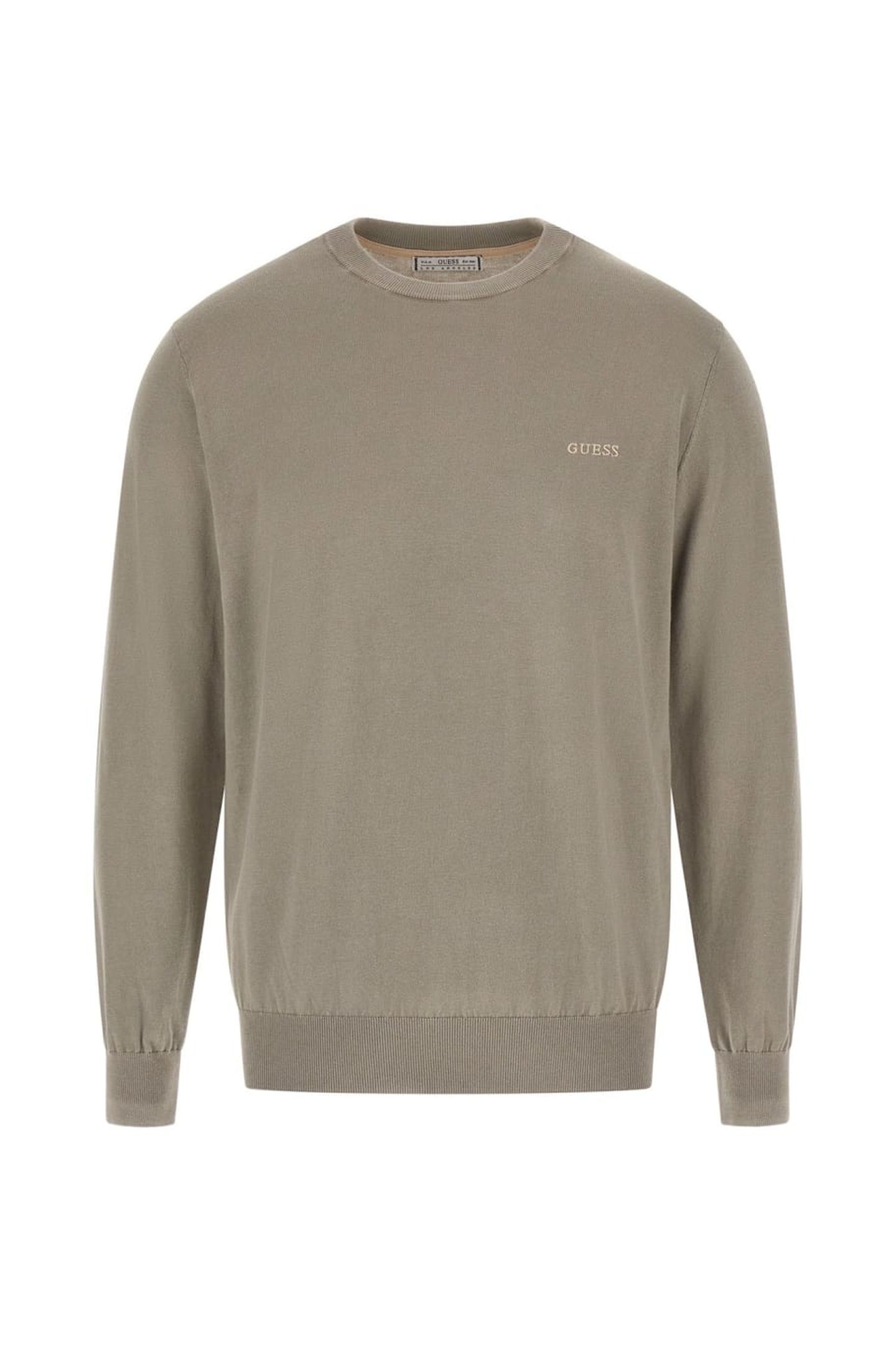 GUESS ECO CHESLEY WASHED LS CN SAGE PLANT 7