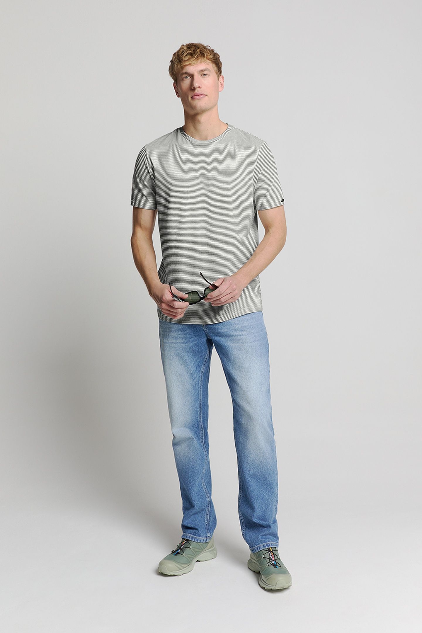 T-SHIRT CREWNECK STRIPES OFFWHITE 2