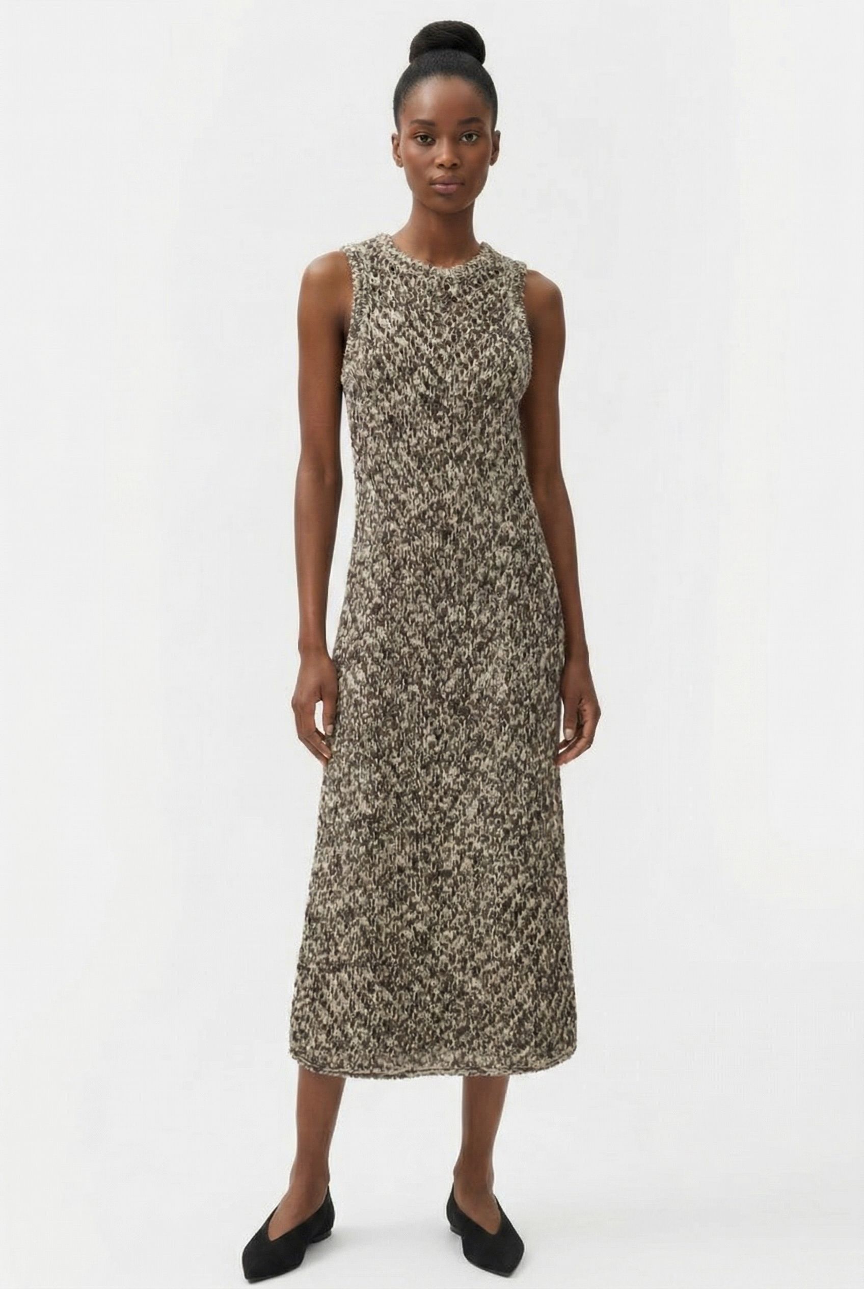 FLORA DRESS BEIGE 1