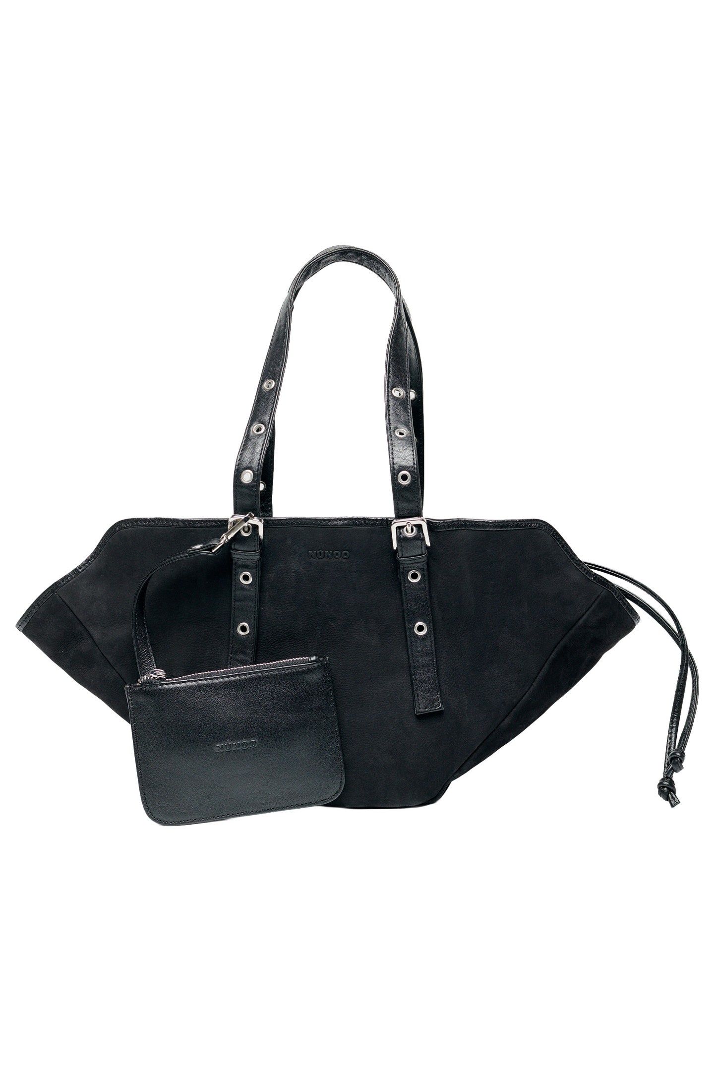 SMALL NORA NUBUCK BLACK 3