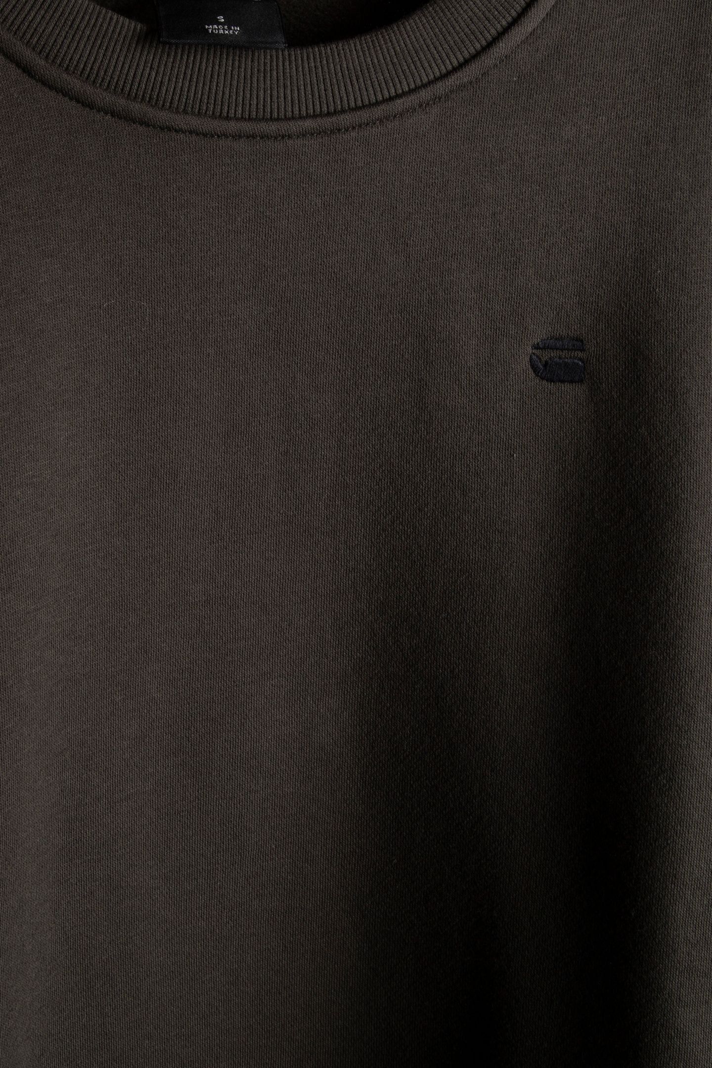 CREW SLIM SWEAT L/S ASFALT 4