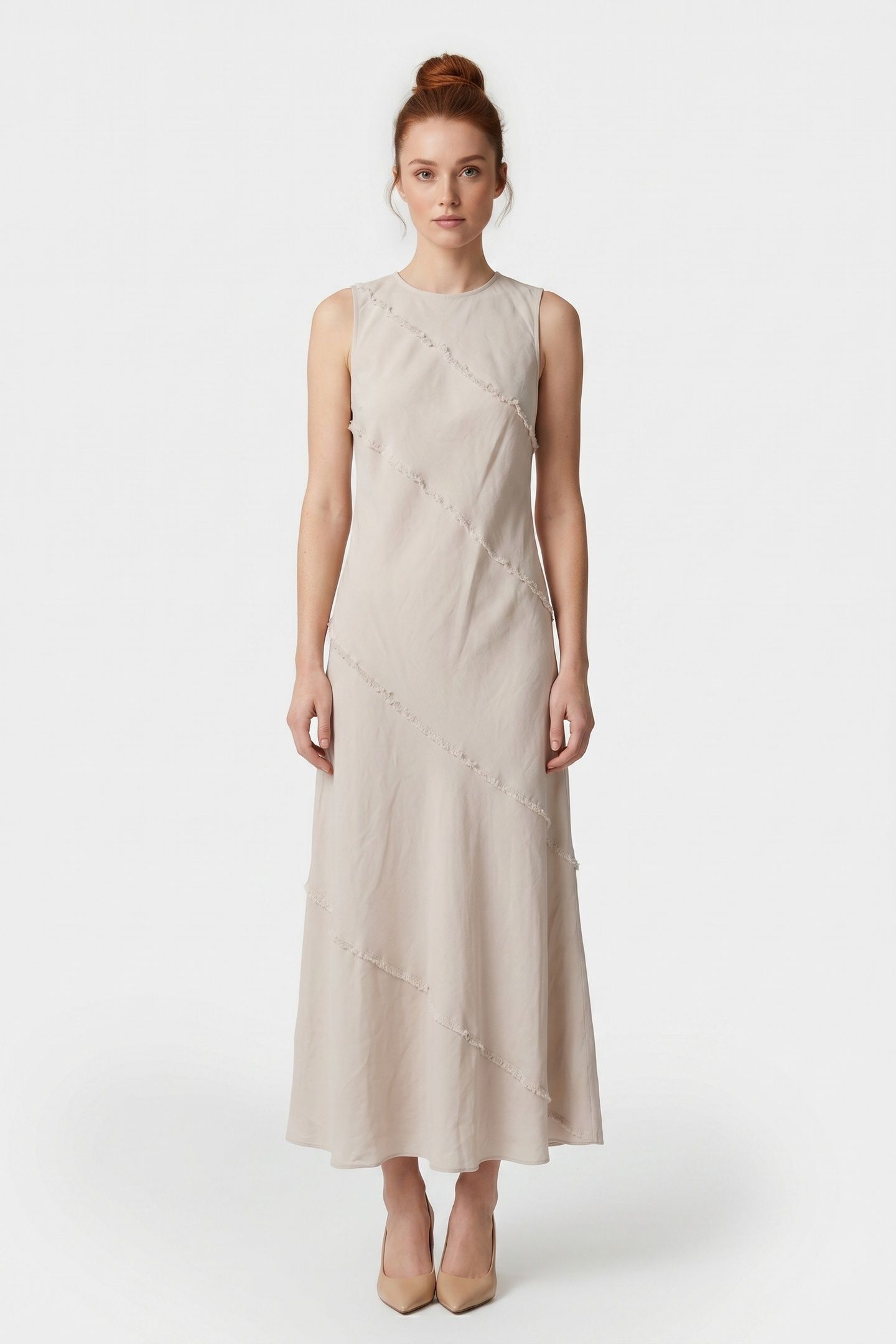 JESS DRESS BEIGE 1