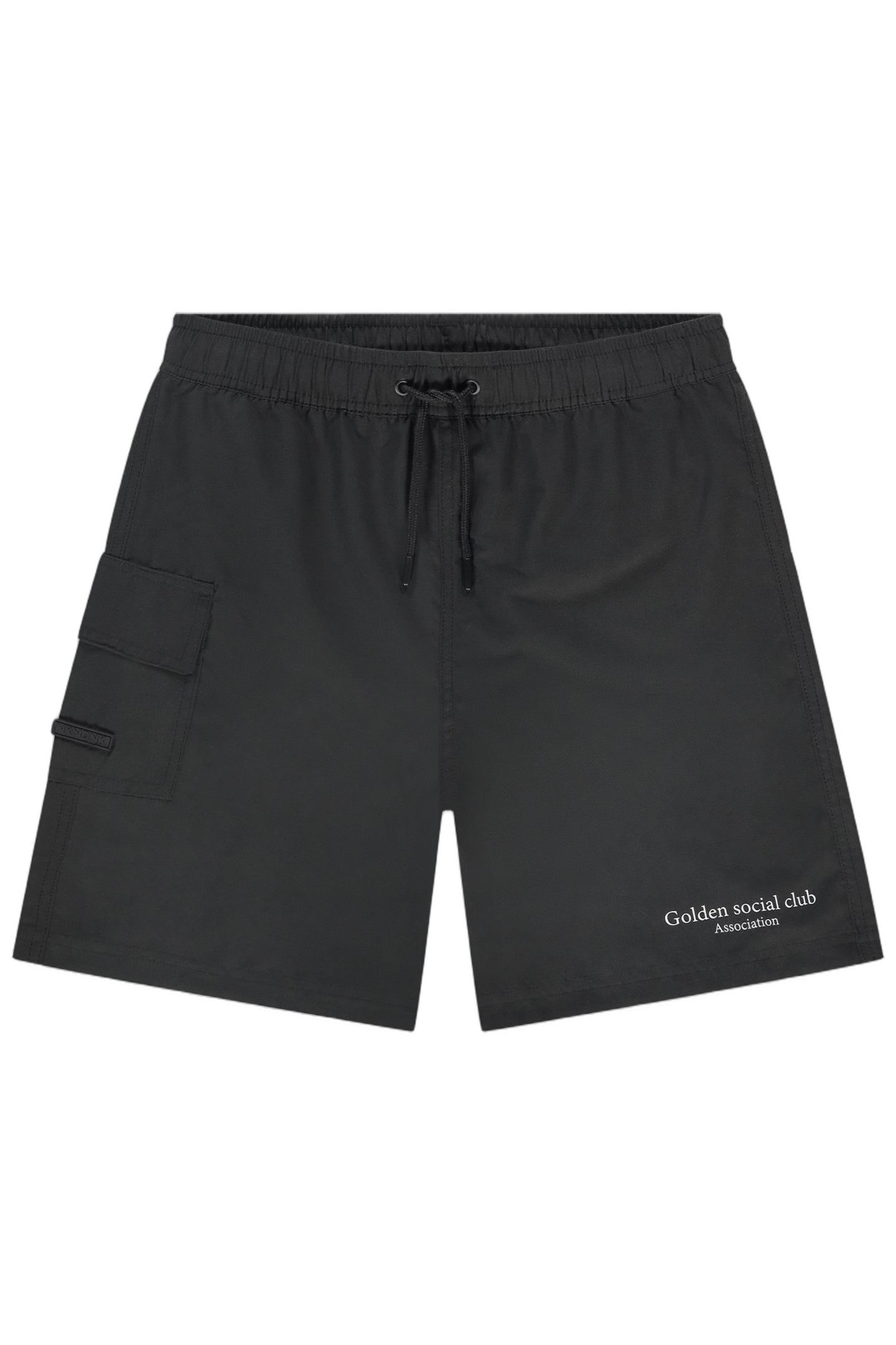 GOLDEN SWIMSHORT BLACK 1