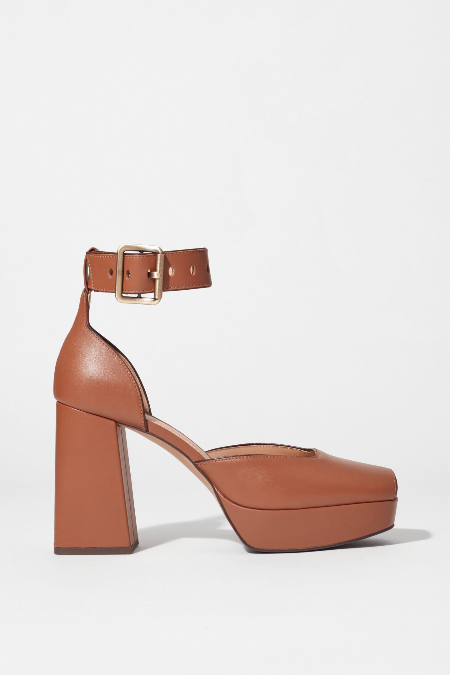 NEVE PLATFORM SANDALETTE BROWN 1