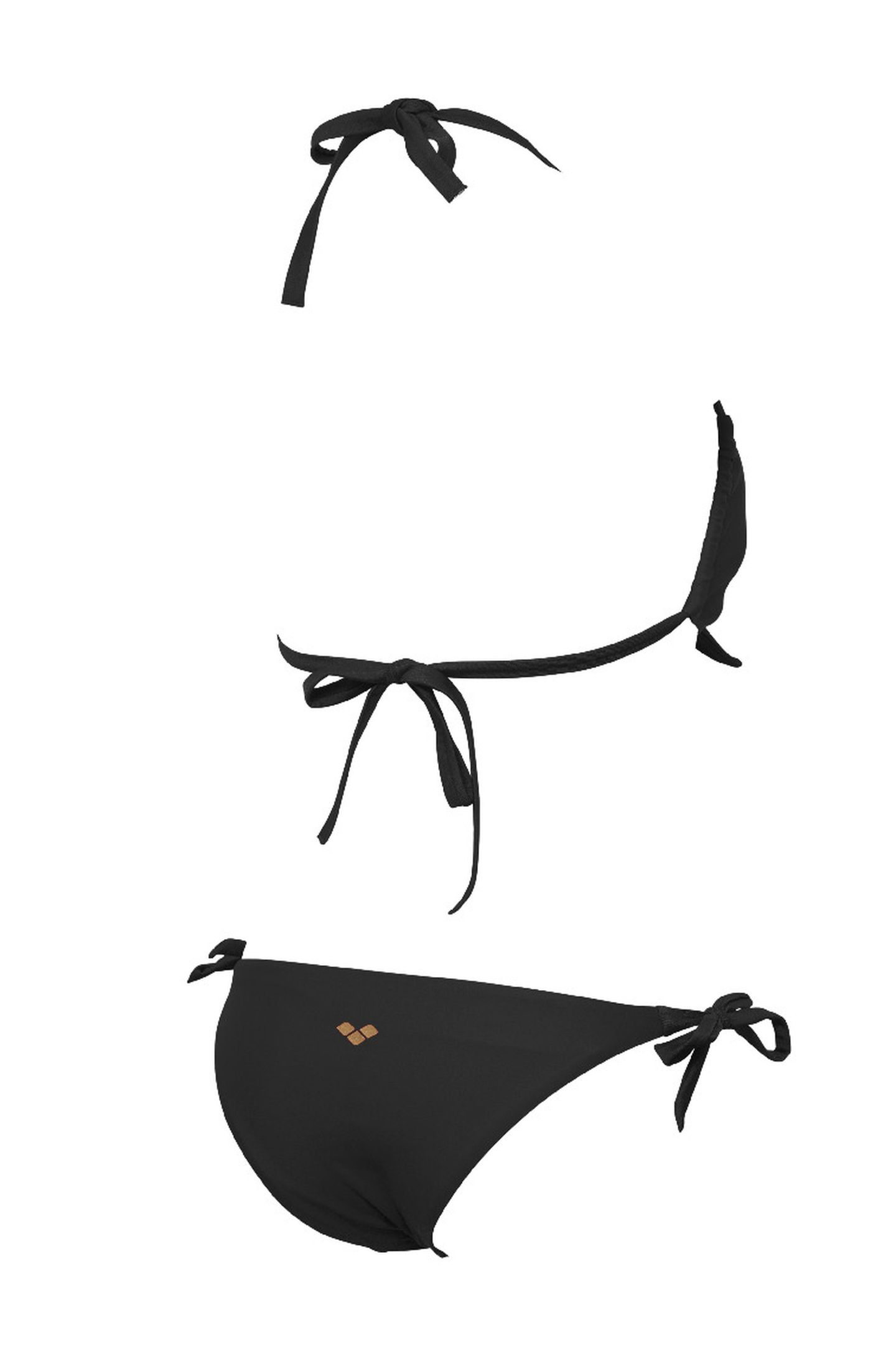 W SOLID BANDEAU TWO PIECES BLACK-BLACK 5