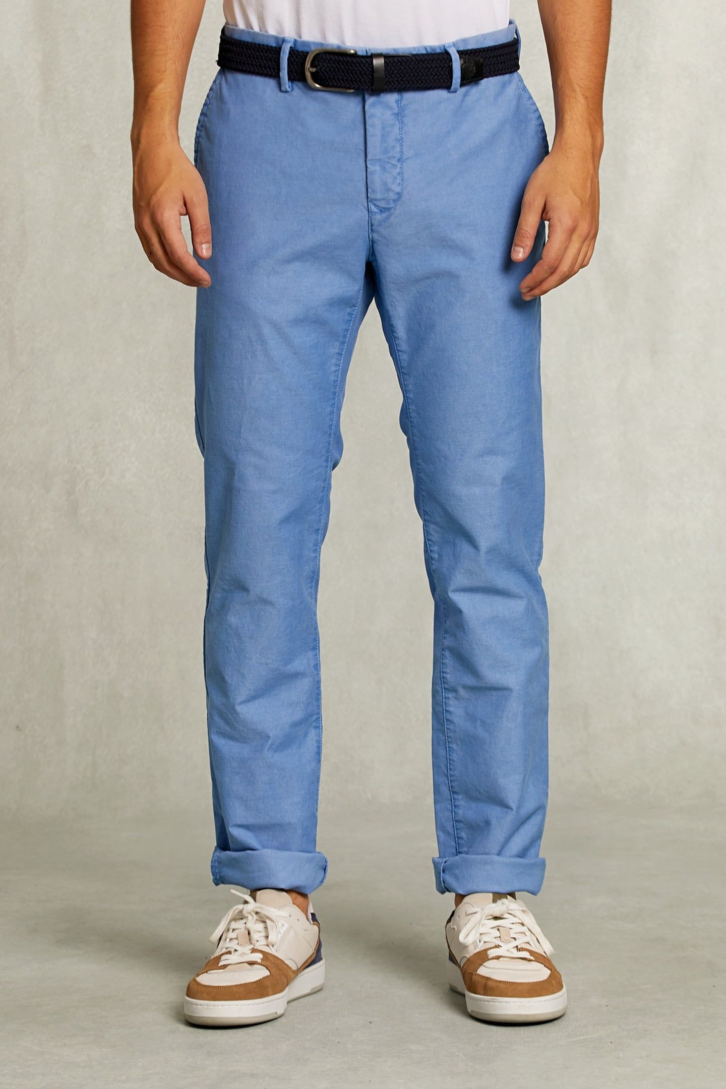 BASIC CHINO SF STRETCH BLUE 1