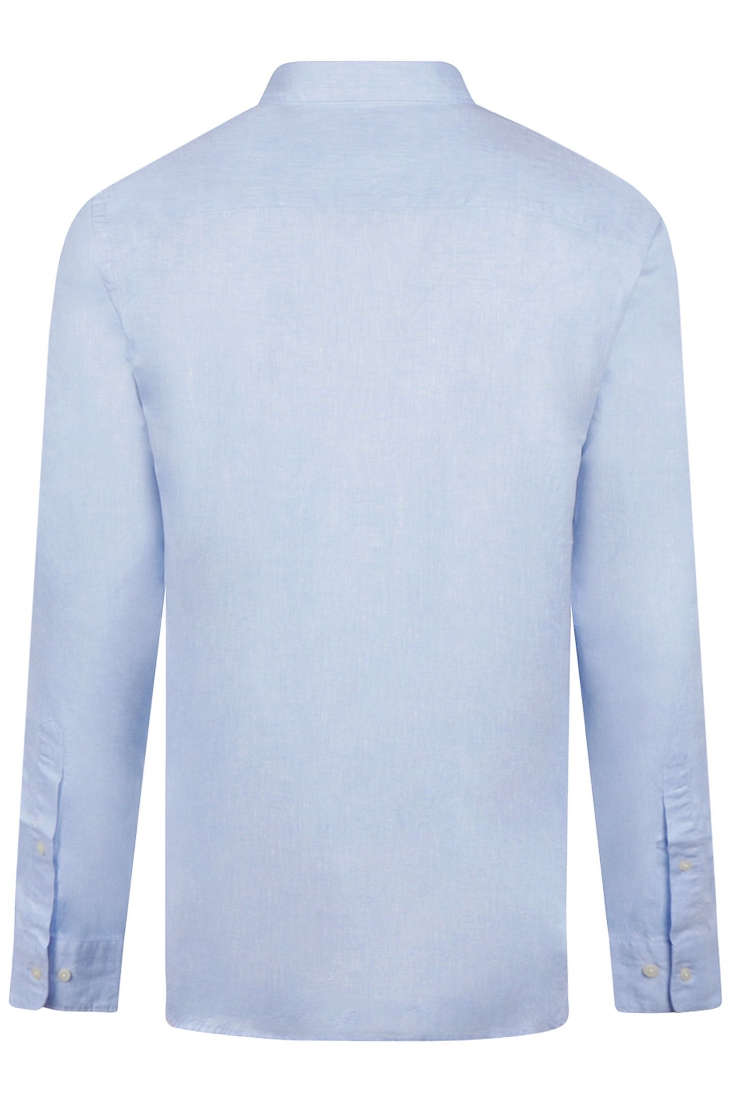 COTTON/LINNEN SHIRT LIGHT BLUE 2