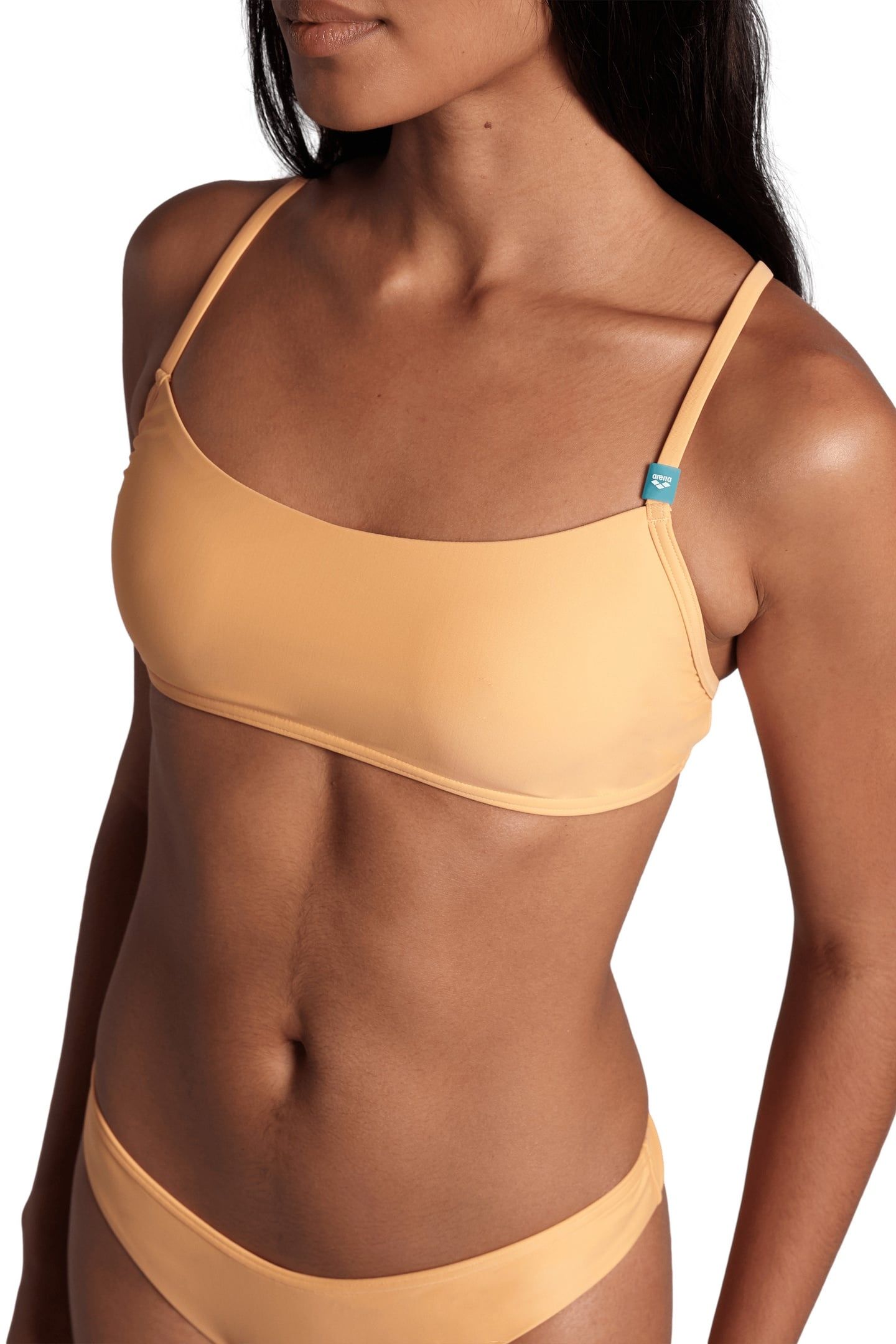 WOESSENTIALS BIKINI BANDEAU SALMON PINK 2