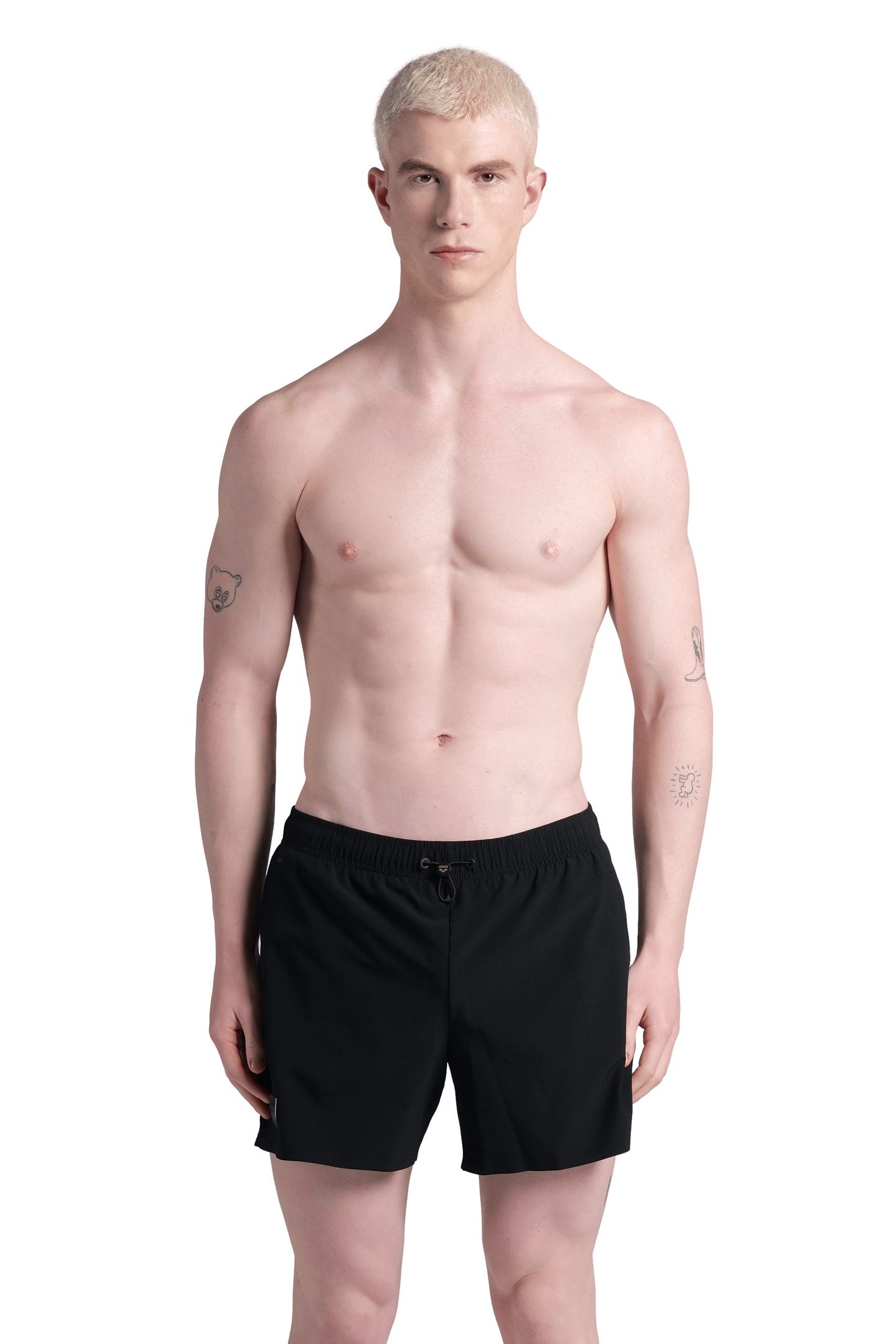 EVO BEACH SHORT SOLID BLACK 2