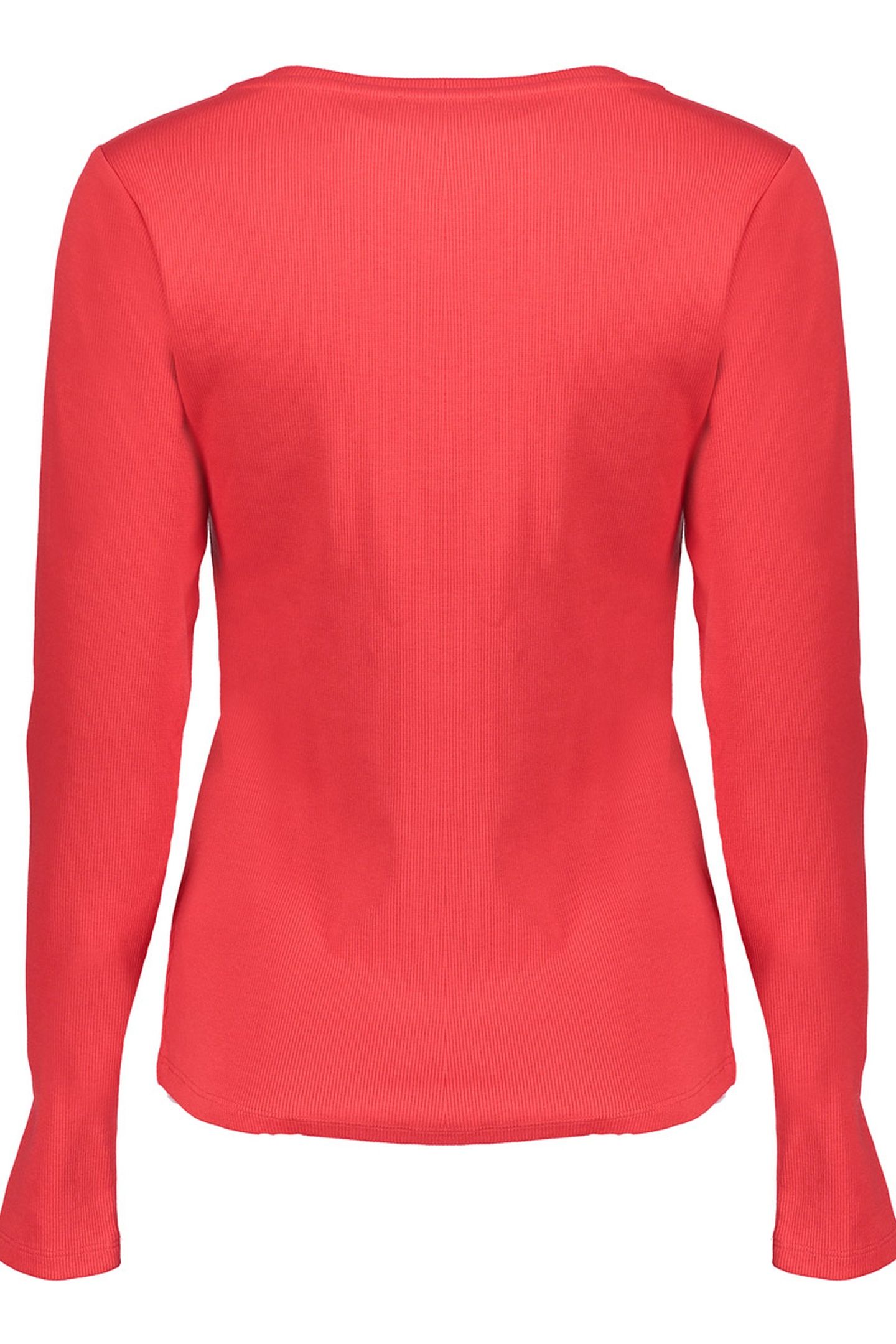 T-SHIRT RIB ROUND NECK RED 2