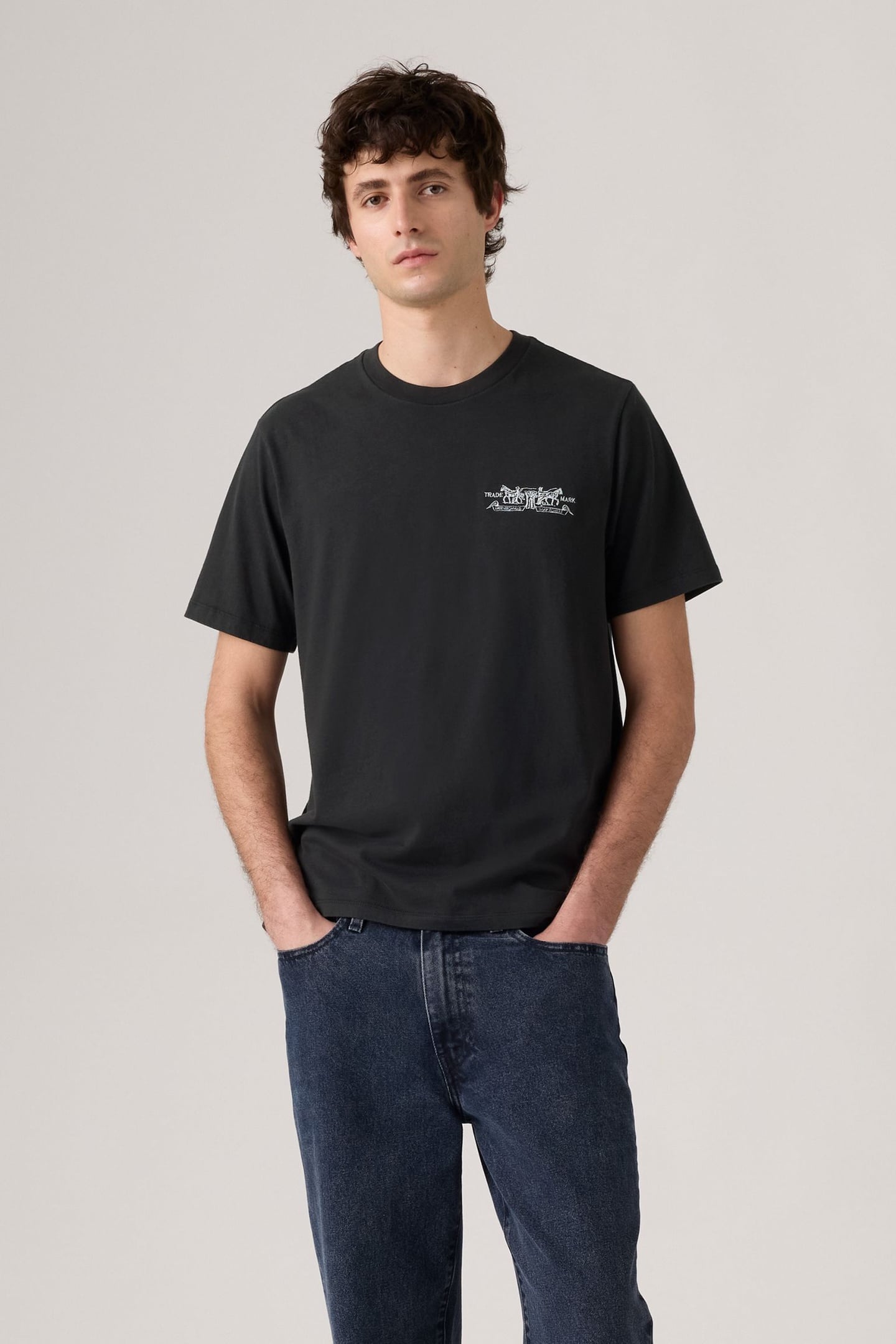 GRAPHIC CREWNECK TEE ORGINAL TWO HORSE B 1
