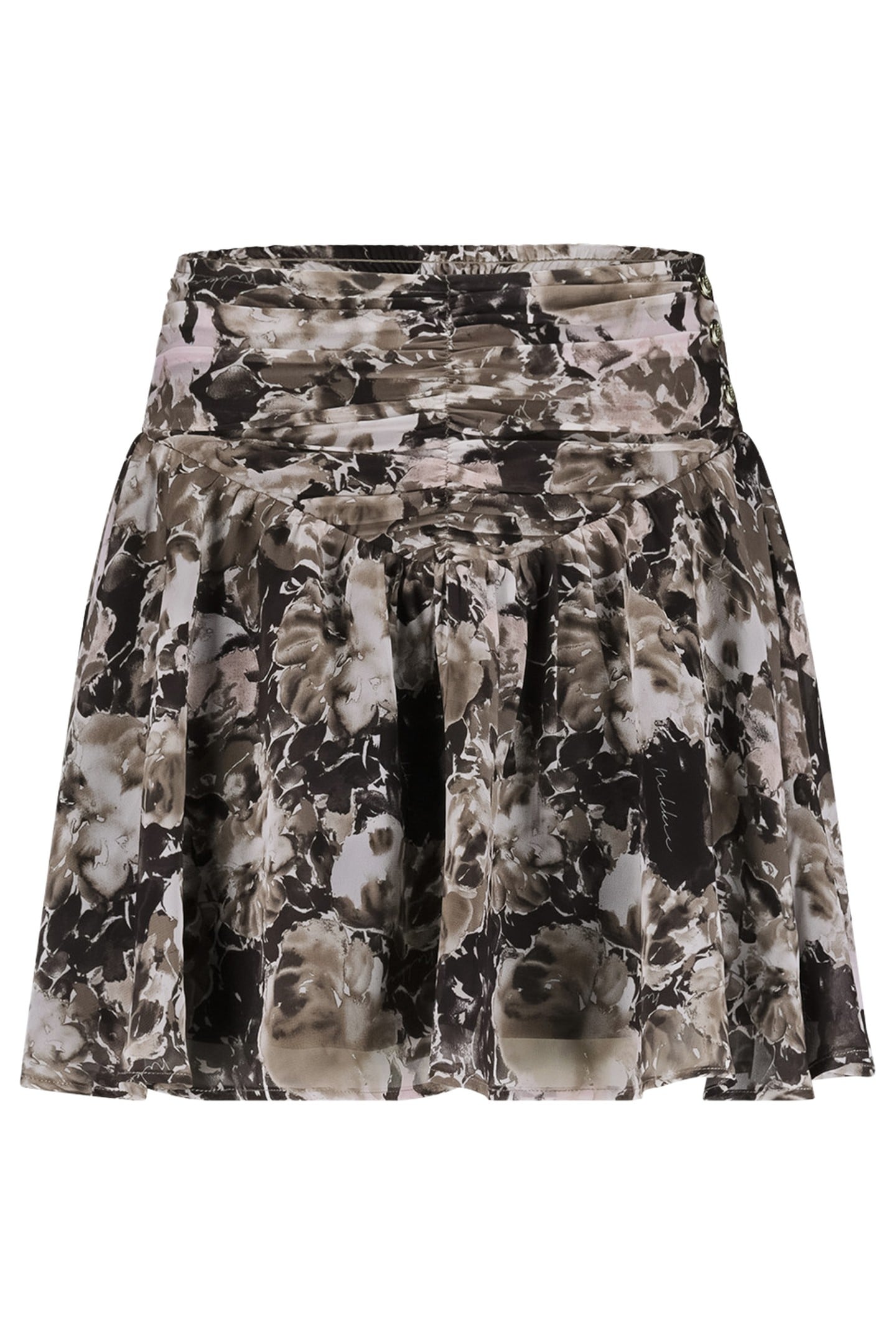 ESSEA PRINT SKIRT WALNUT 1