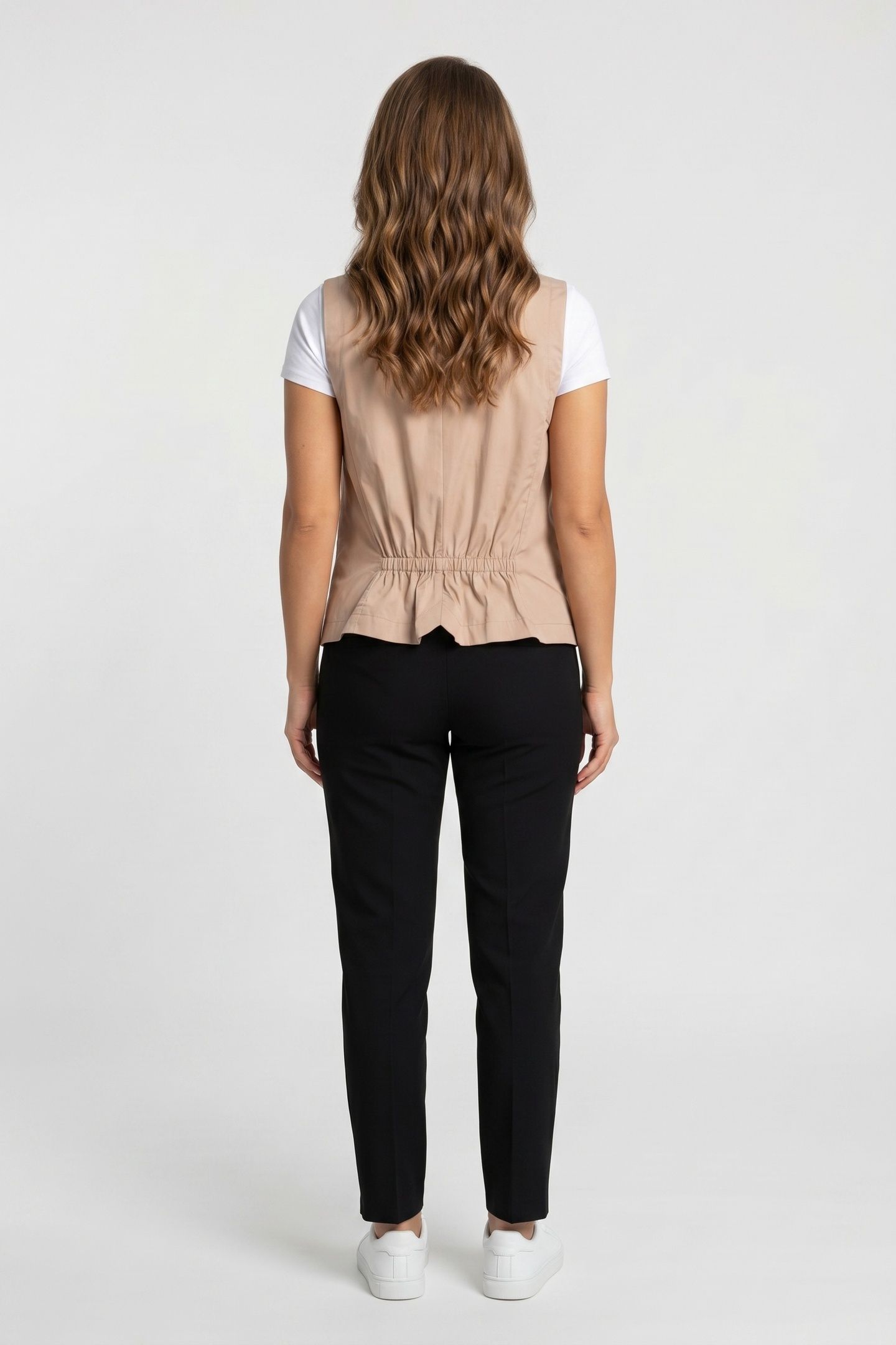 GILET COTTON STRETCH SESAME 2