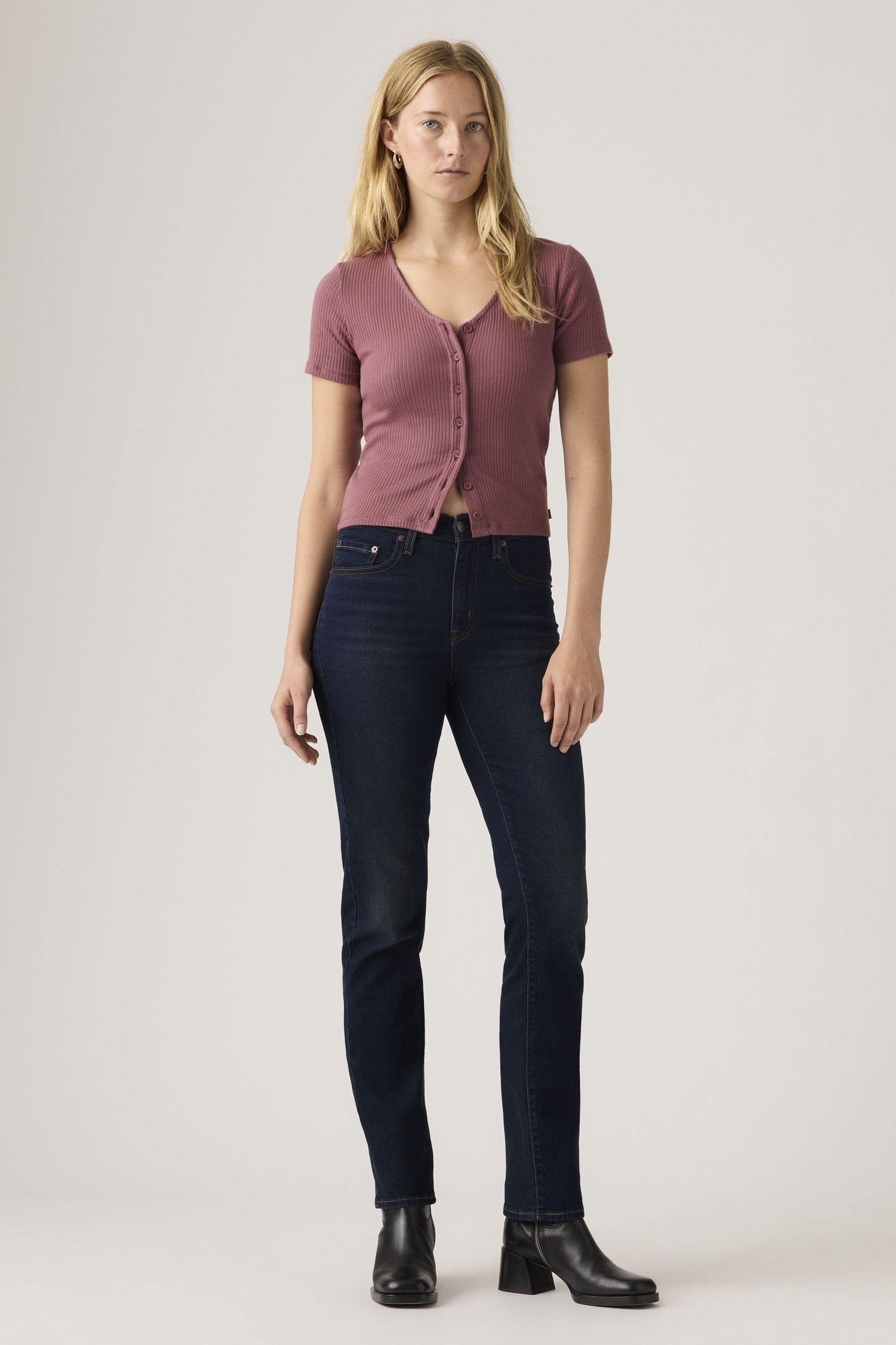 724™ HIGH RISE STRAIGHT JEANS 2