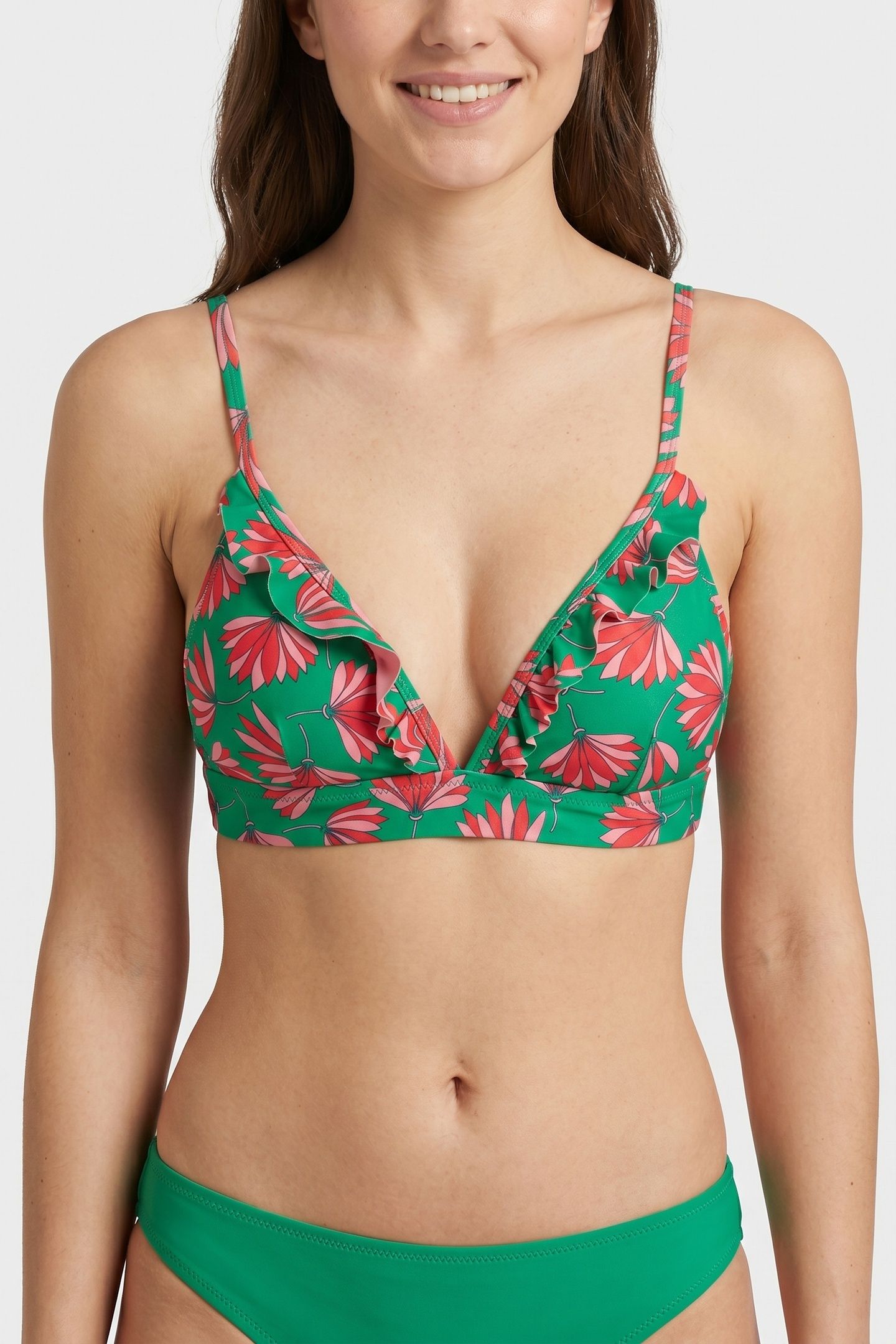 BEAU BIKINI TOP BLOSSOM TROPIC GREEN BLOSSOM 1