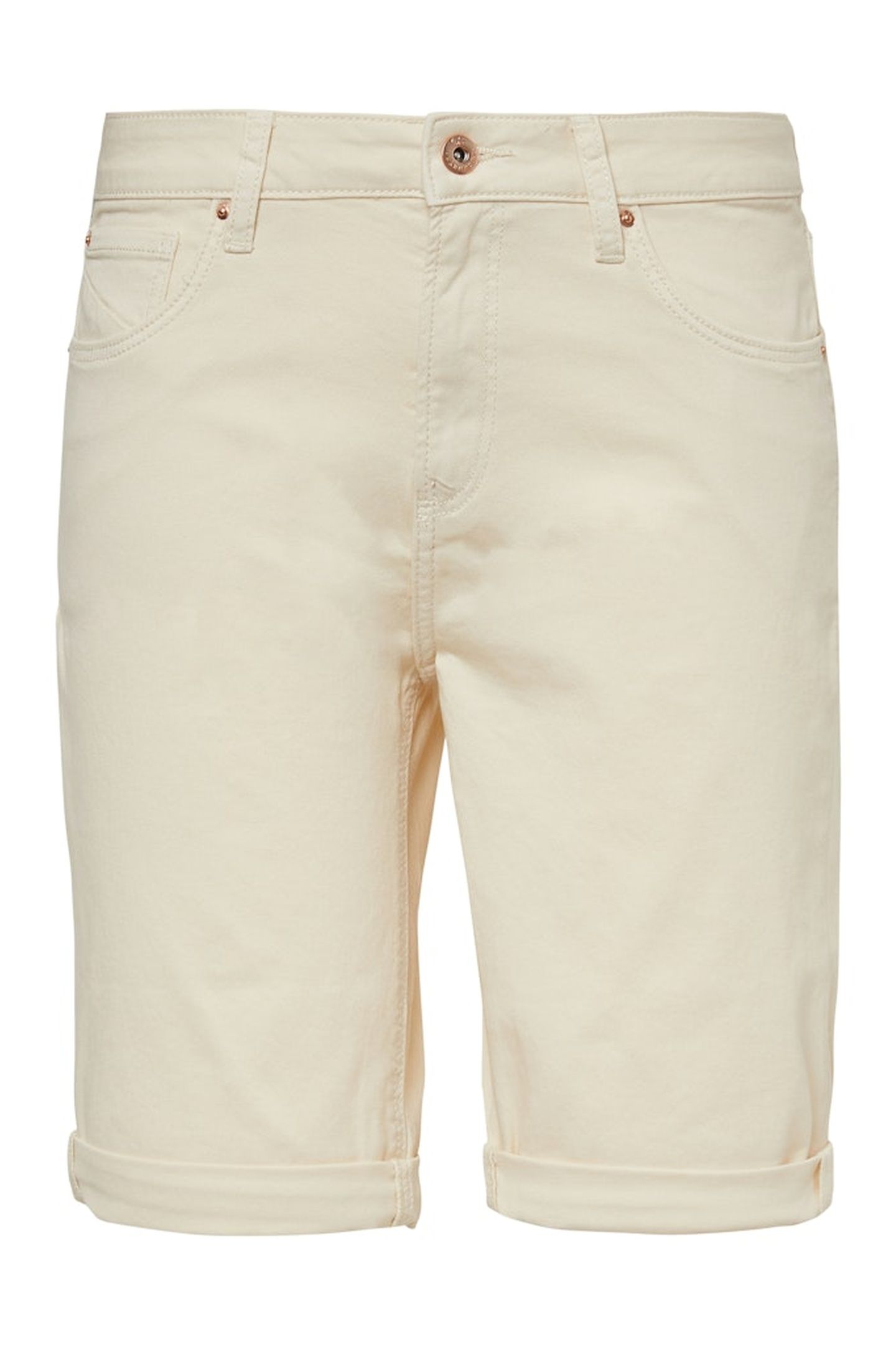 QS JEANS SHORTS CRÈME 7