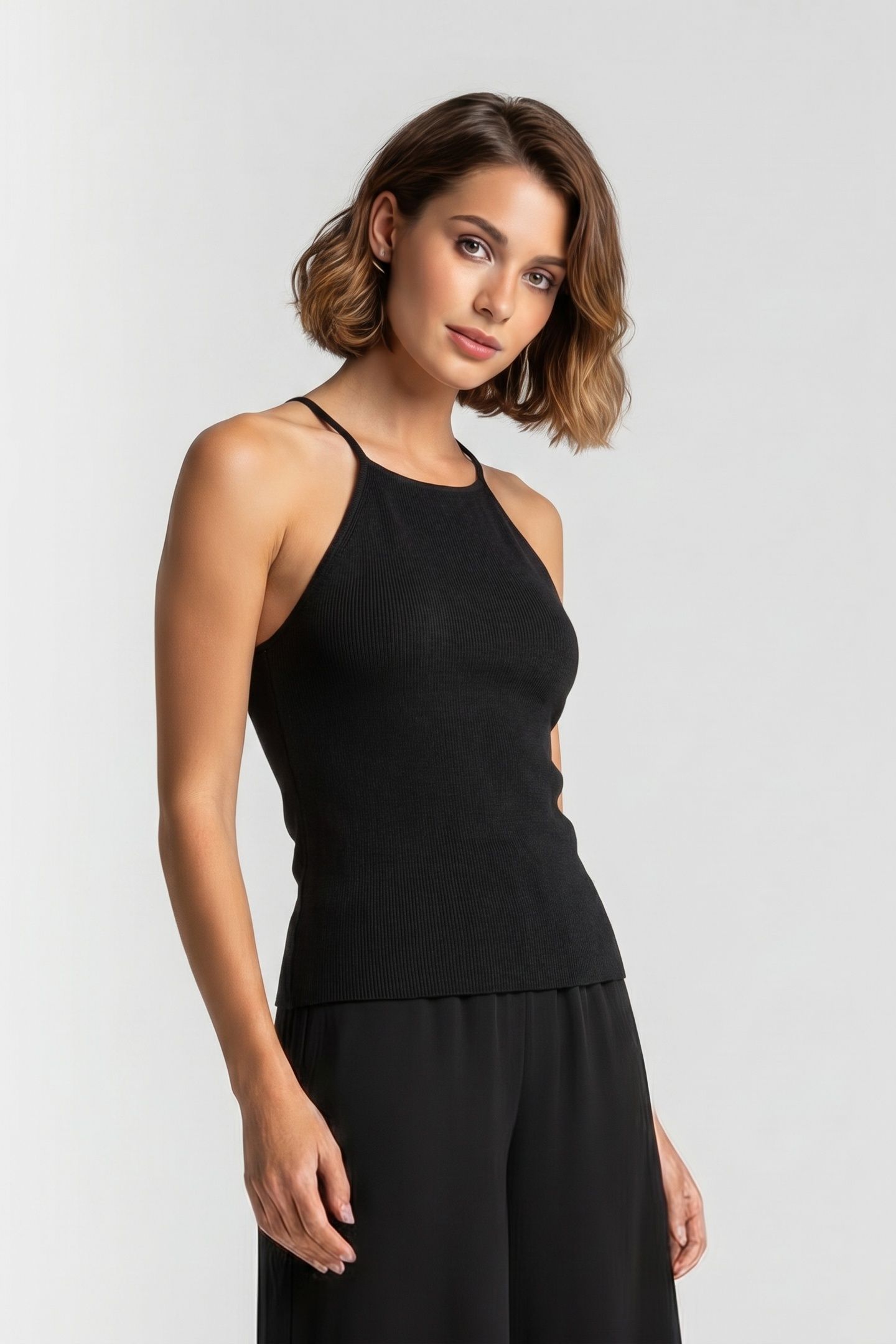 ADRIEN TANK TOP BLACK 1