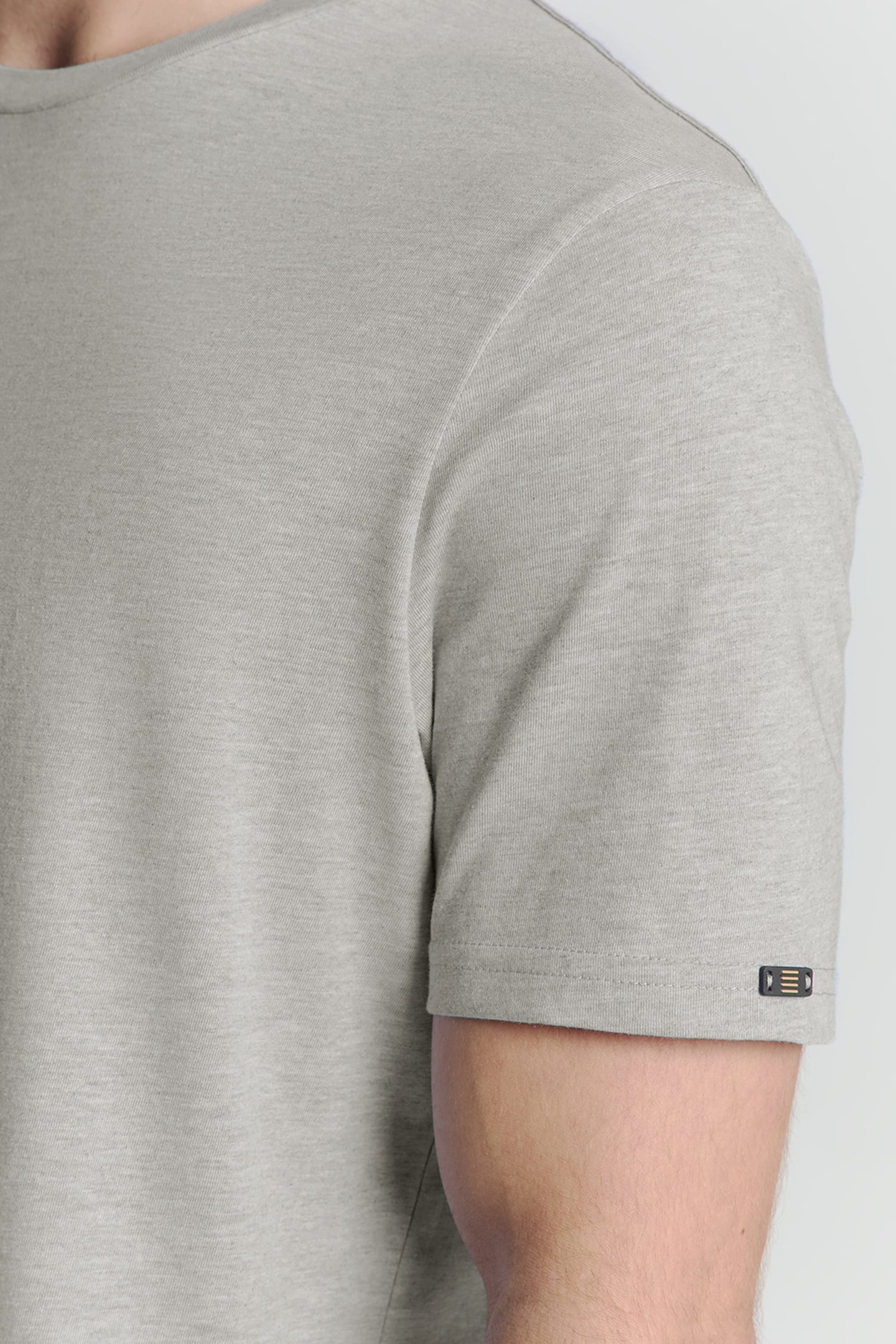 T-SHIRT CREWNECK MELANGE GREY MELANGE 7