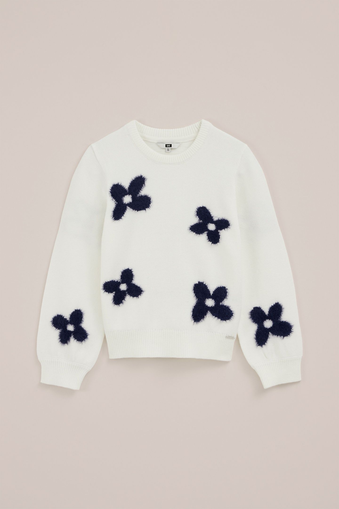 KNITTED PULLOVER WHITE 3