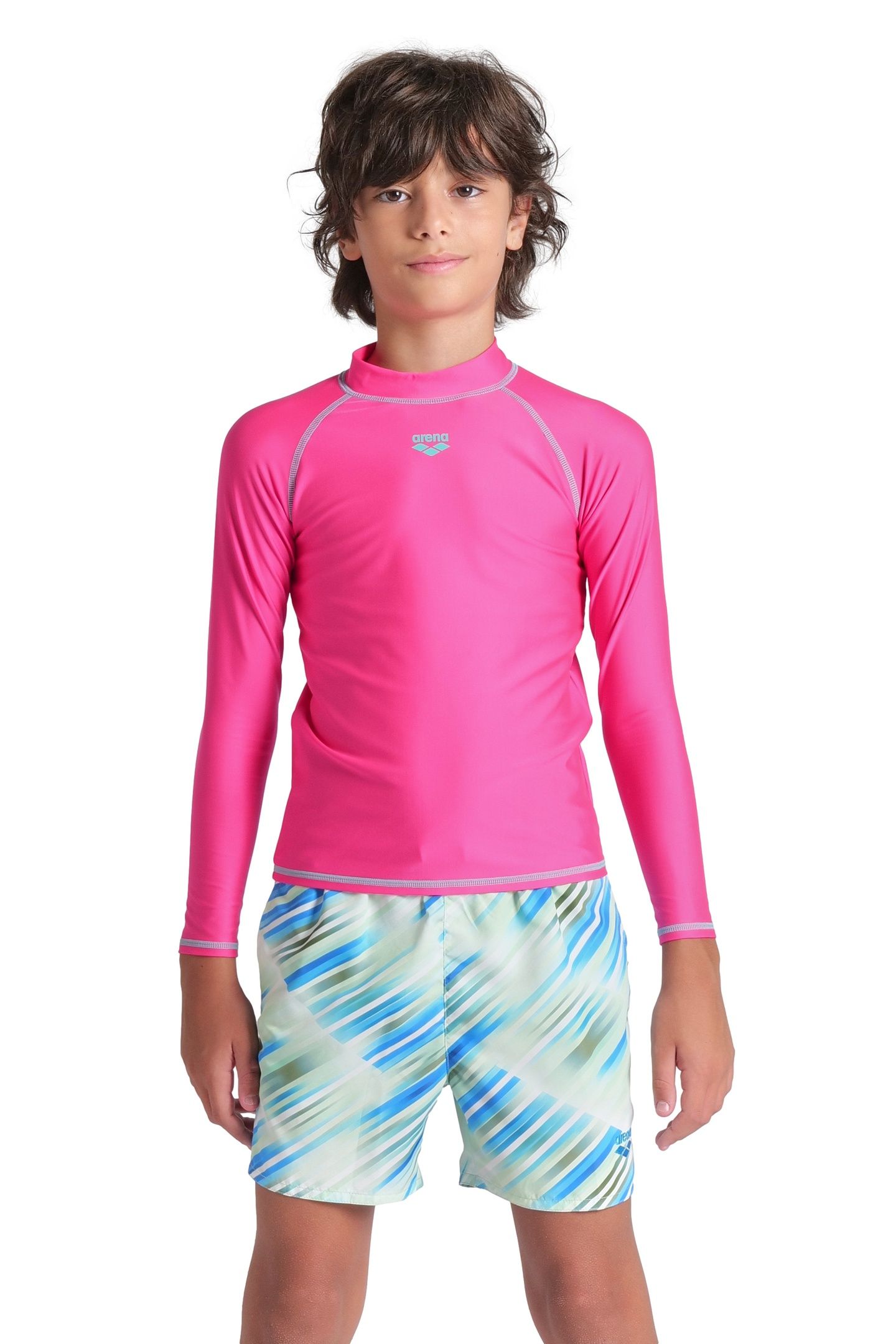UNISEX JR RASH VEST L/S GRAPHIC FREAK ROSE 2
