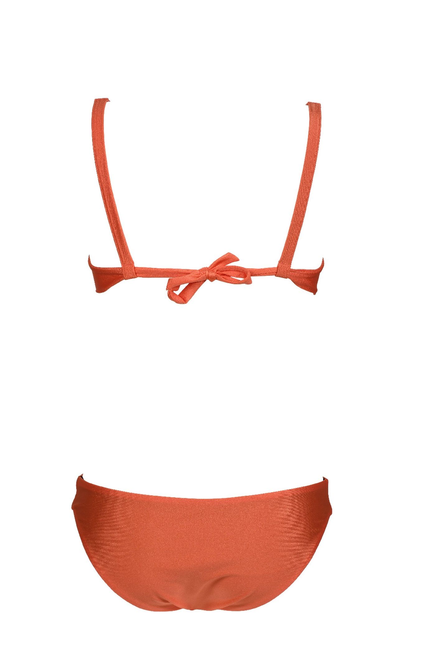 WOBIKINI BRALETTE SOLID CORAL 7