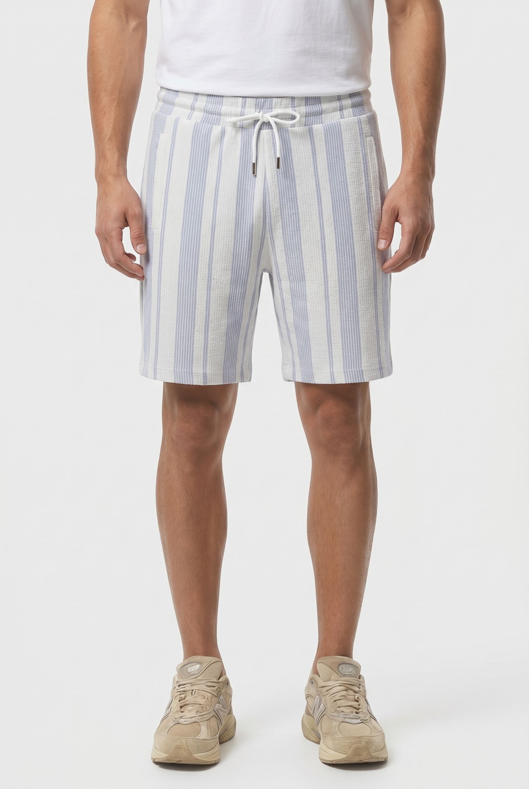 CO-ORD SHORT BLUE/WHITE 1