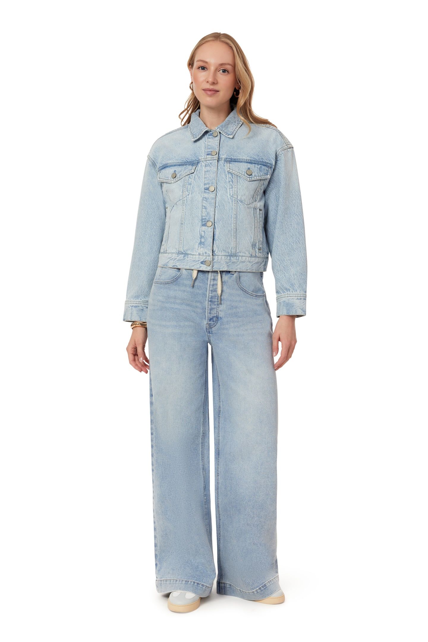 CROPPED OVERSIZED DENIM JACKET MARFA 3