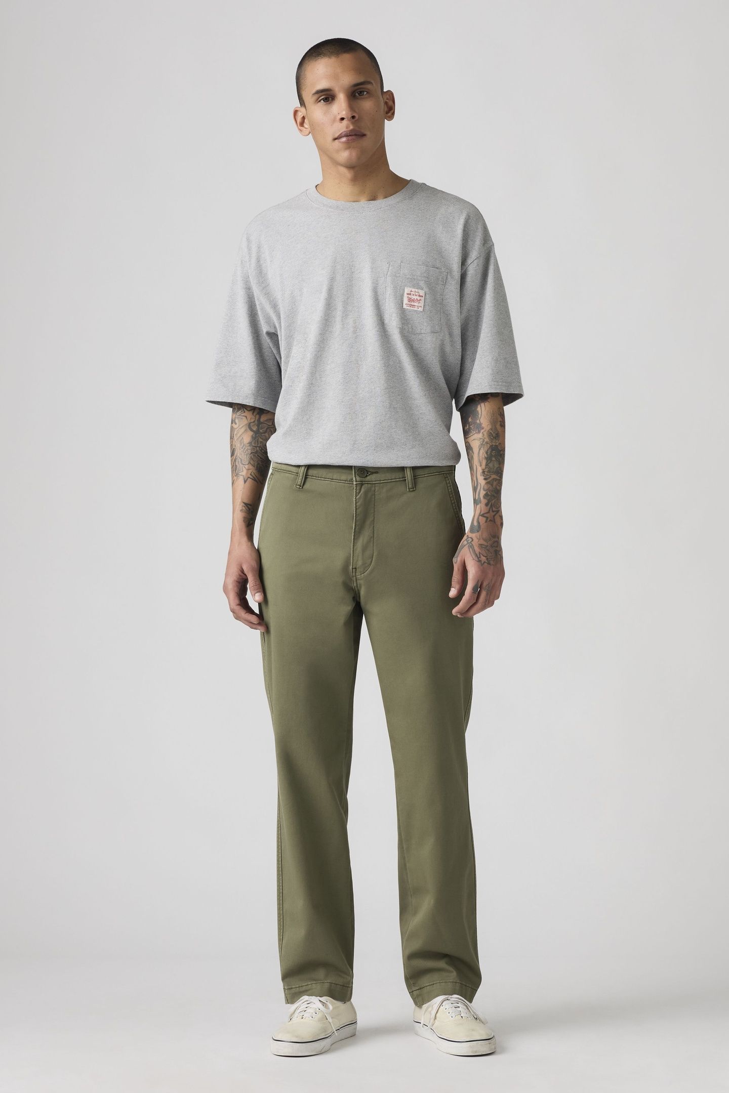 XX CHINO RELAXED STRAIGHT TROUSERS 3