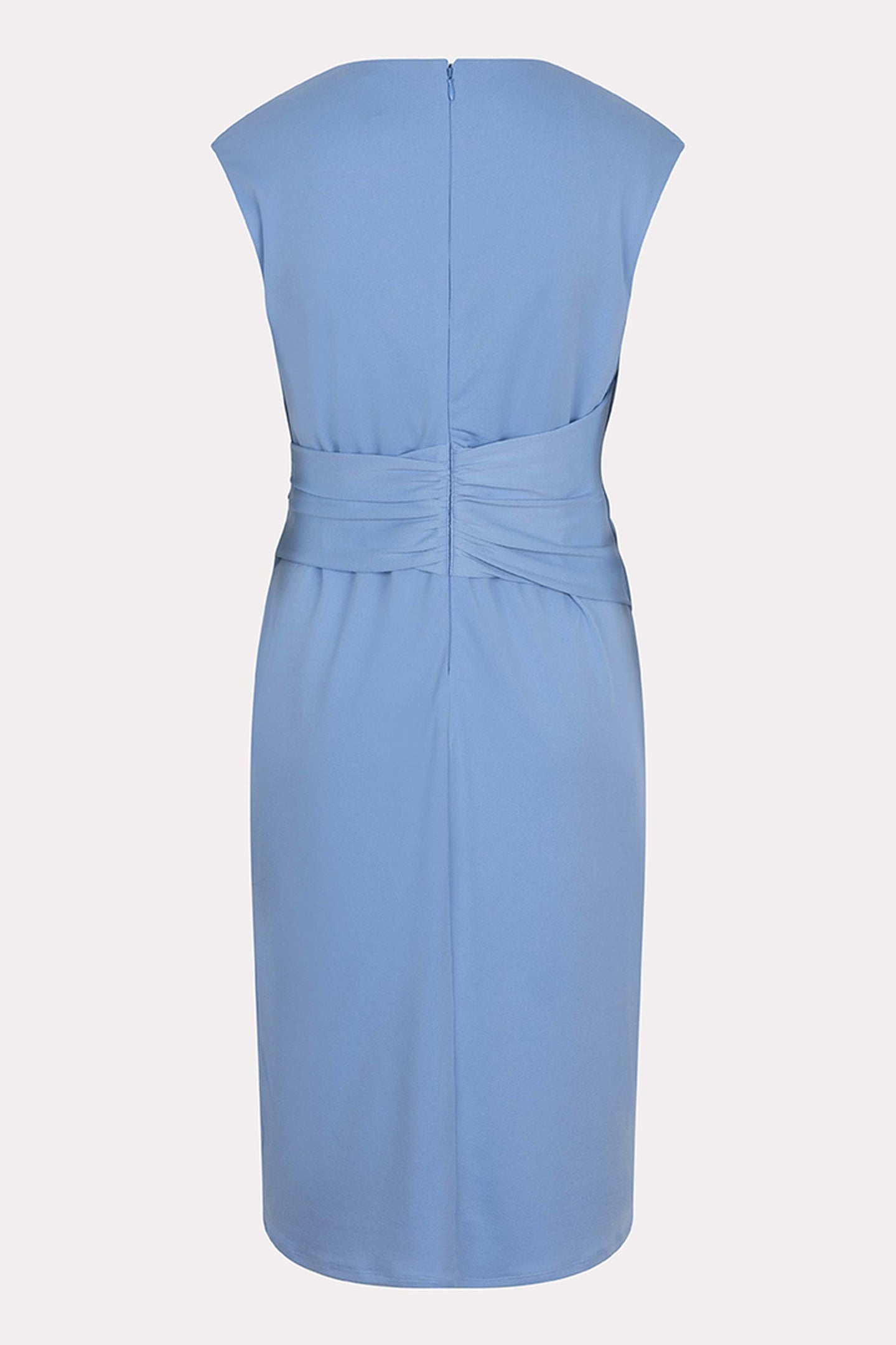 DRESS SLV/LSS WAIST DETAIL BLUE 6
