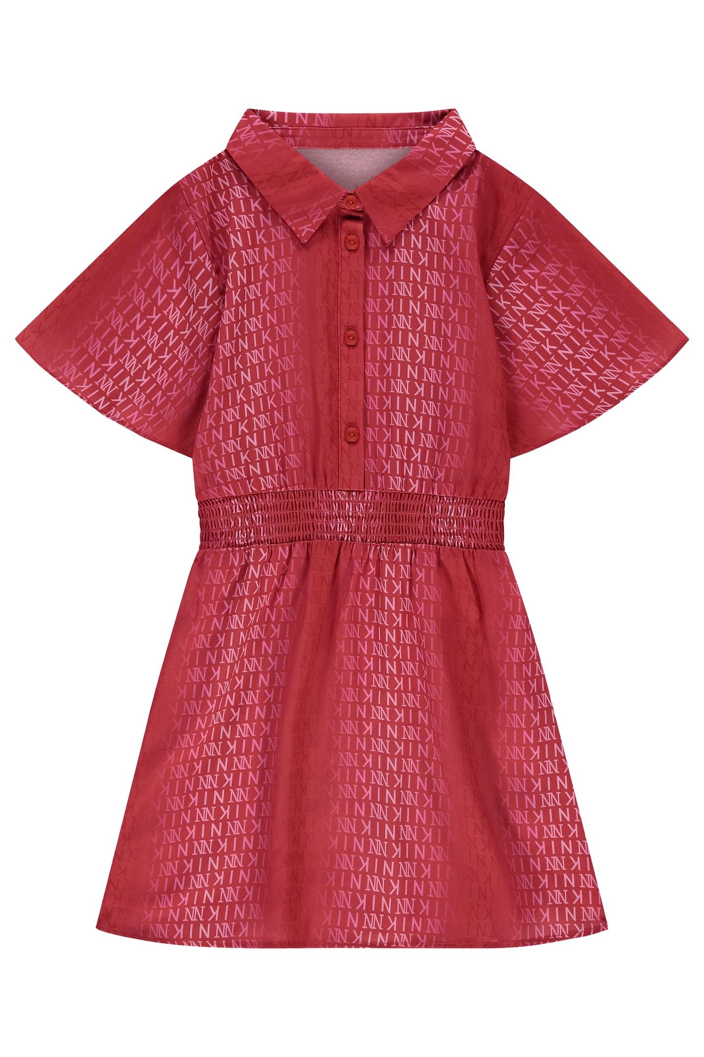 YENNA DRESS MULTI RED 1