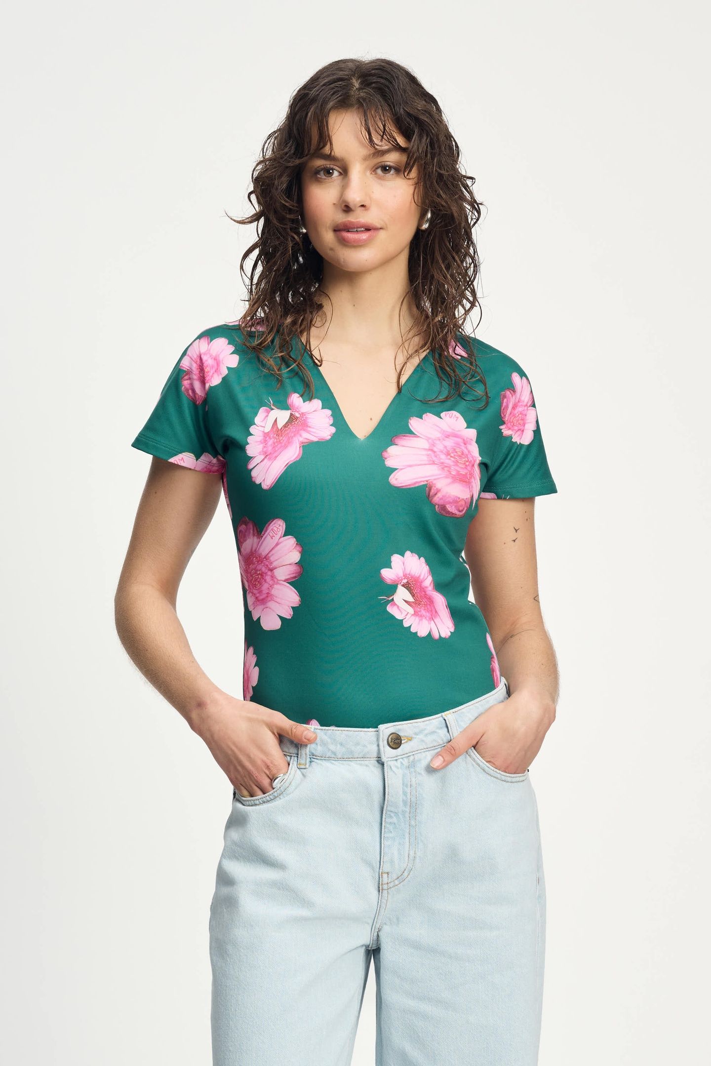 BODY - MADDI MEADOW FLOWERS GREEN 1