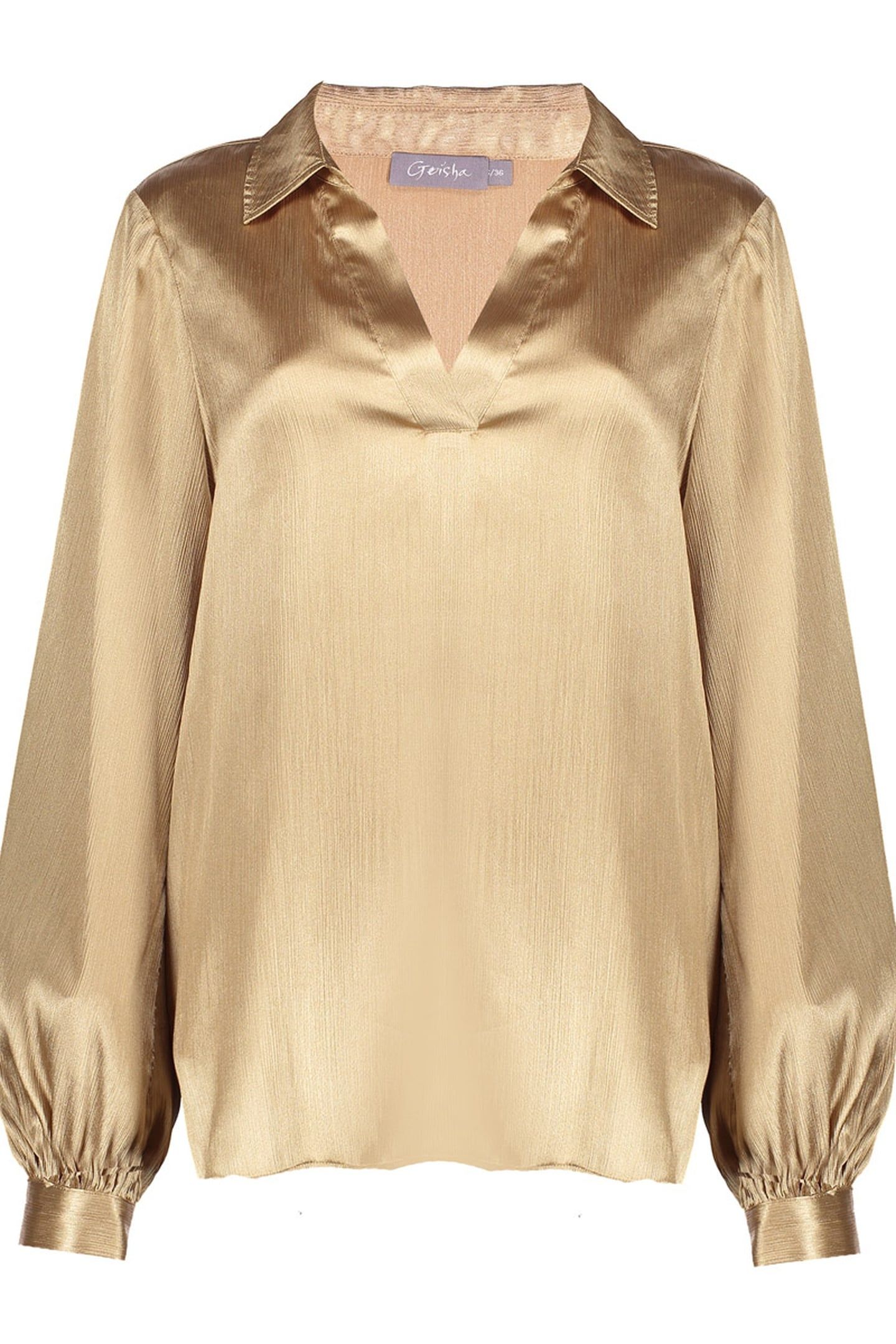 SATIN BLOUSE SAND 1