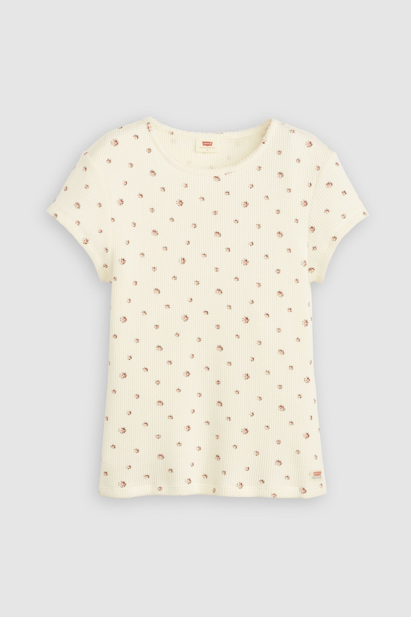DRY GOODS WAFFLE CAP-SLEEVE TEE 4