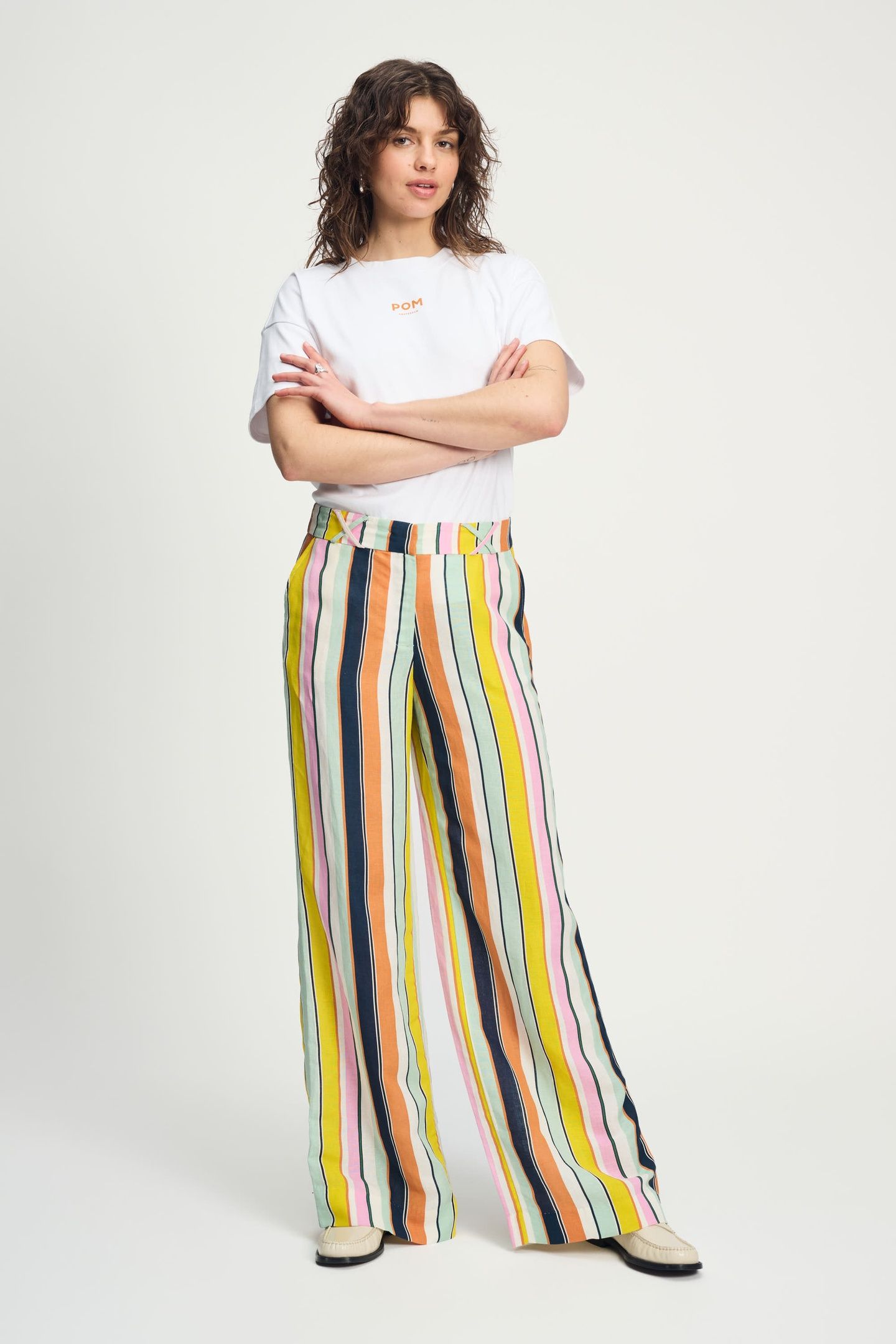 PANTS - PARADISE STRIPES LINEN 1