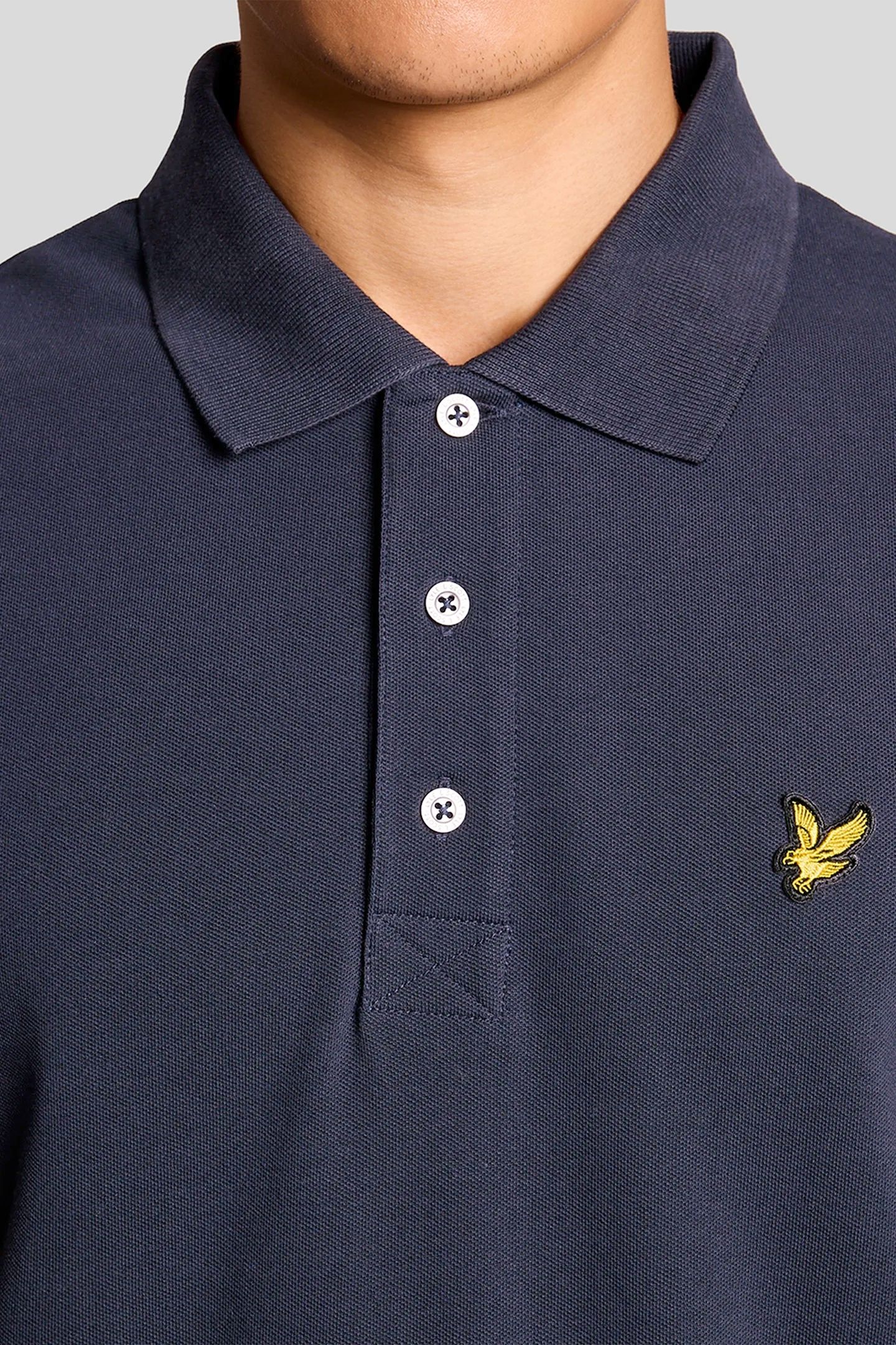 PLAIN POLO SHIRT GRAYSTONE 4
